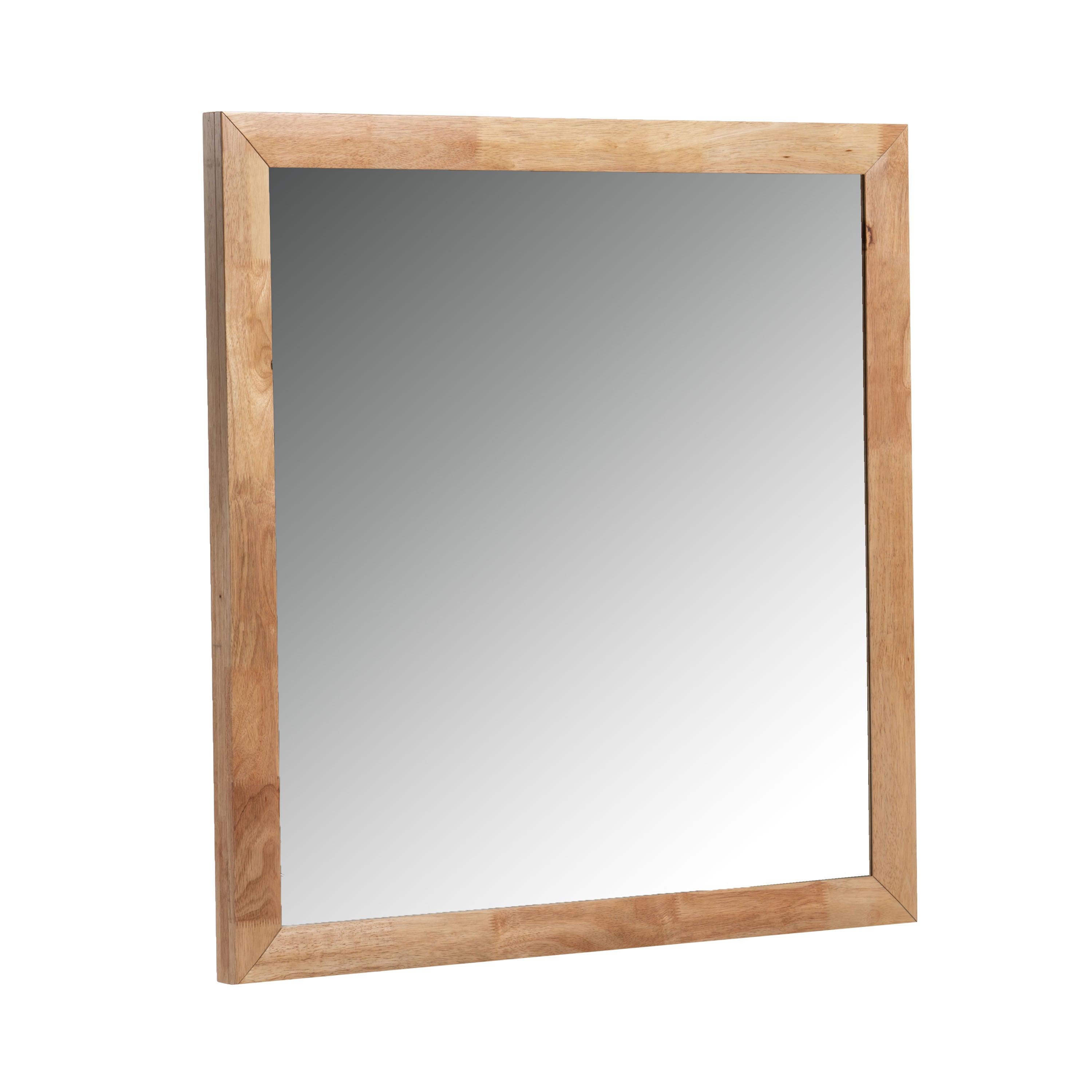 Nova Domus Santa Barbara Modern Natural Rectangular Mirror