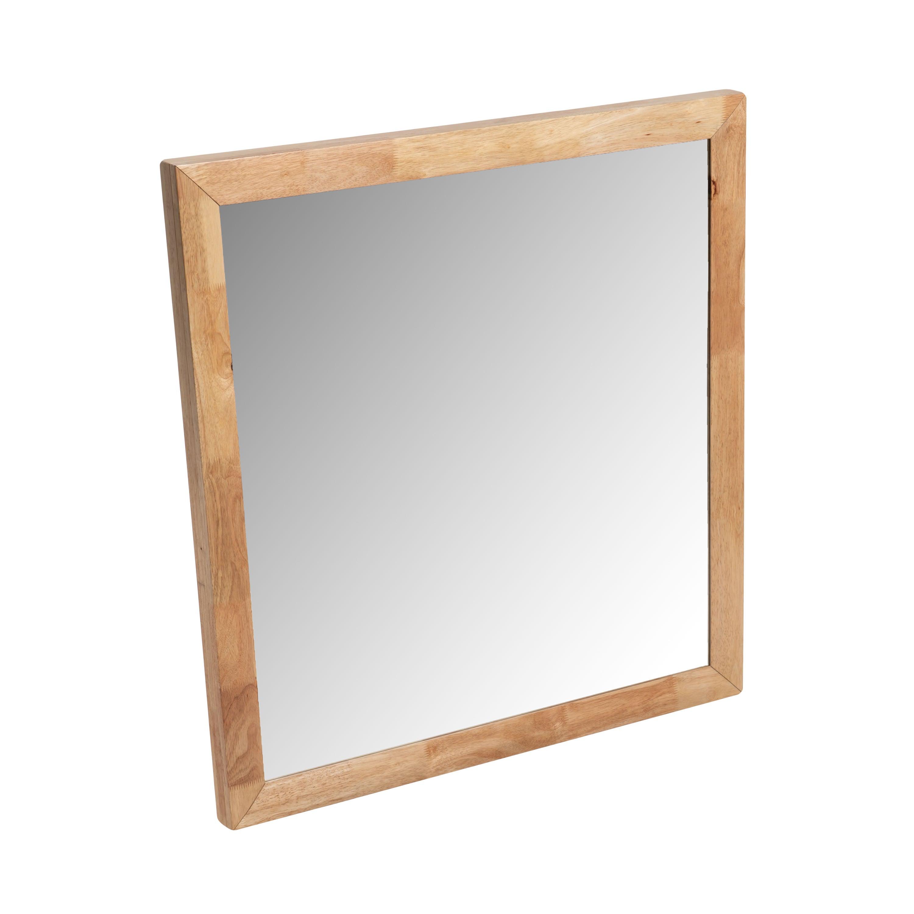 Nova Domus Santa Barbara Modern Natural Rectangular Mirror