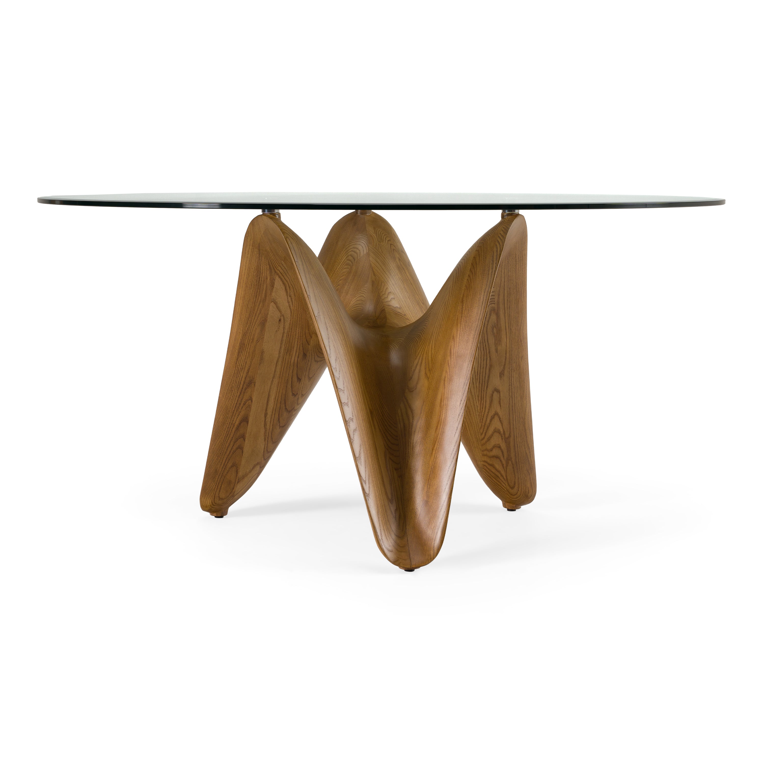 Seguin Round Glass Dining Table