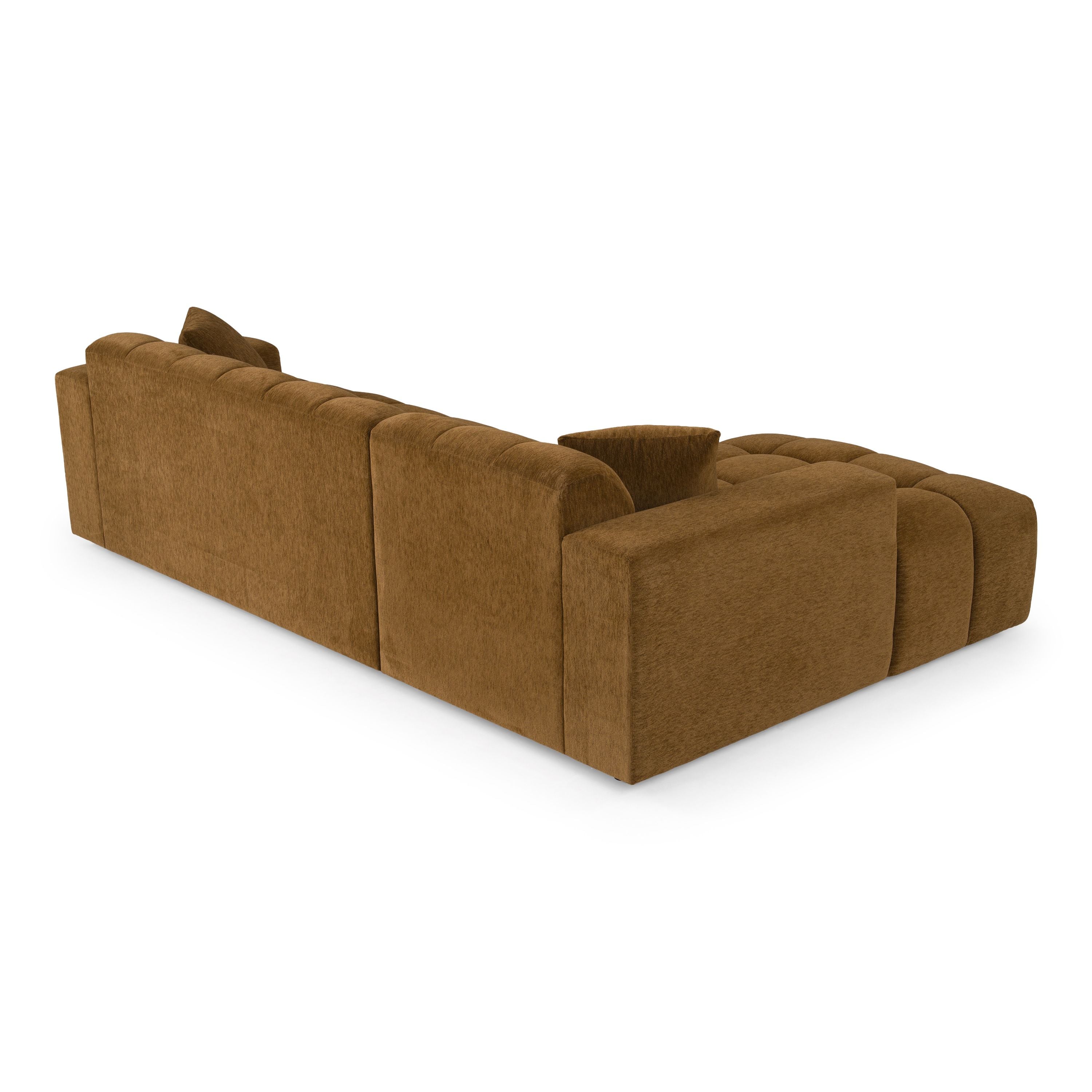 Shapiro Modern Fabric Sectional Sofa w/ Left Facing Chaise