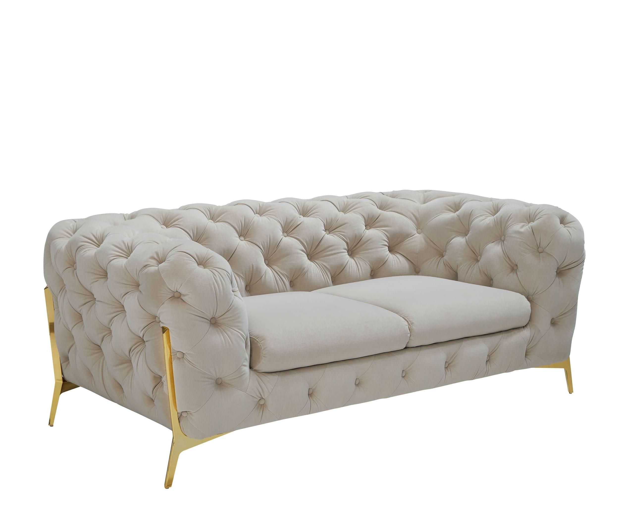 Sheila Transitional Fabric Loveseat