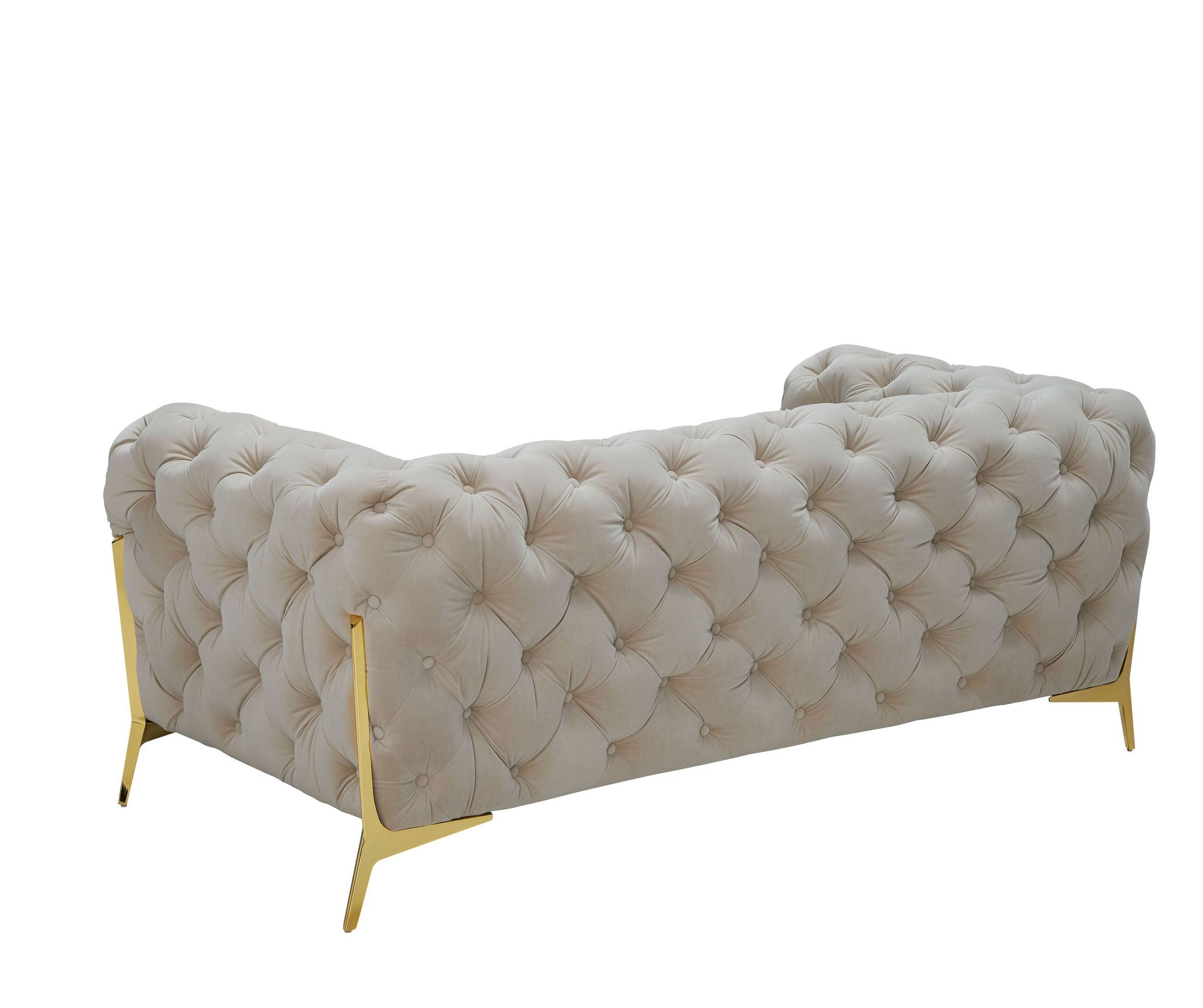 Sheila Transitional Fabric Loveseat