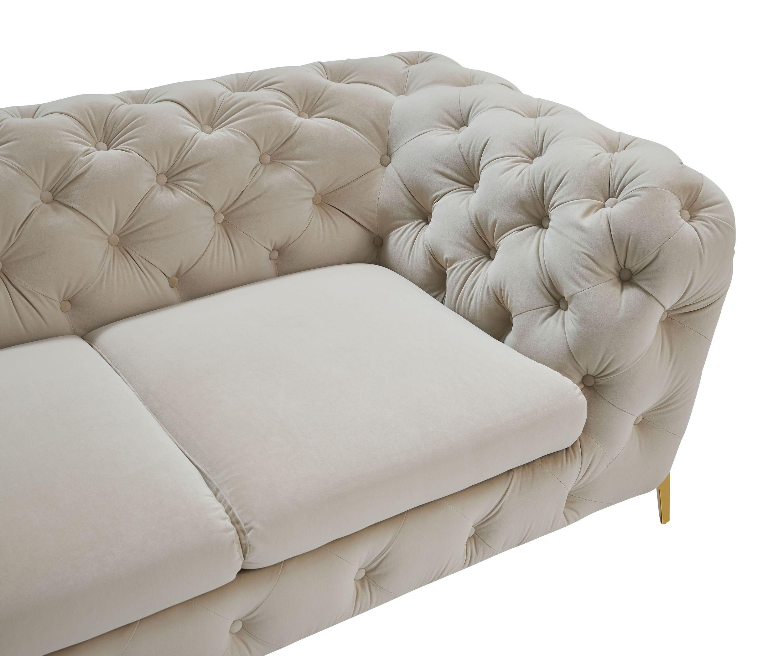 Sheila Transitional Fabric Loveseat