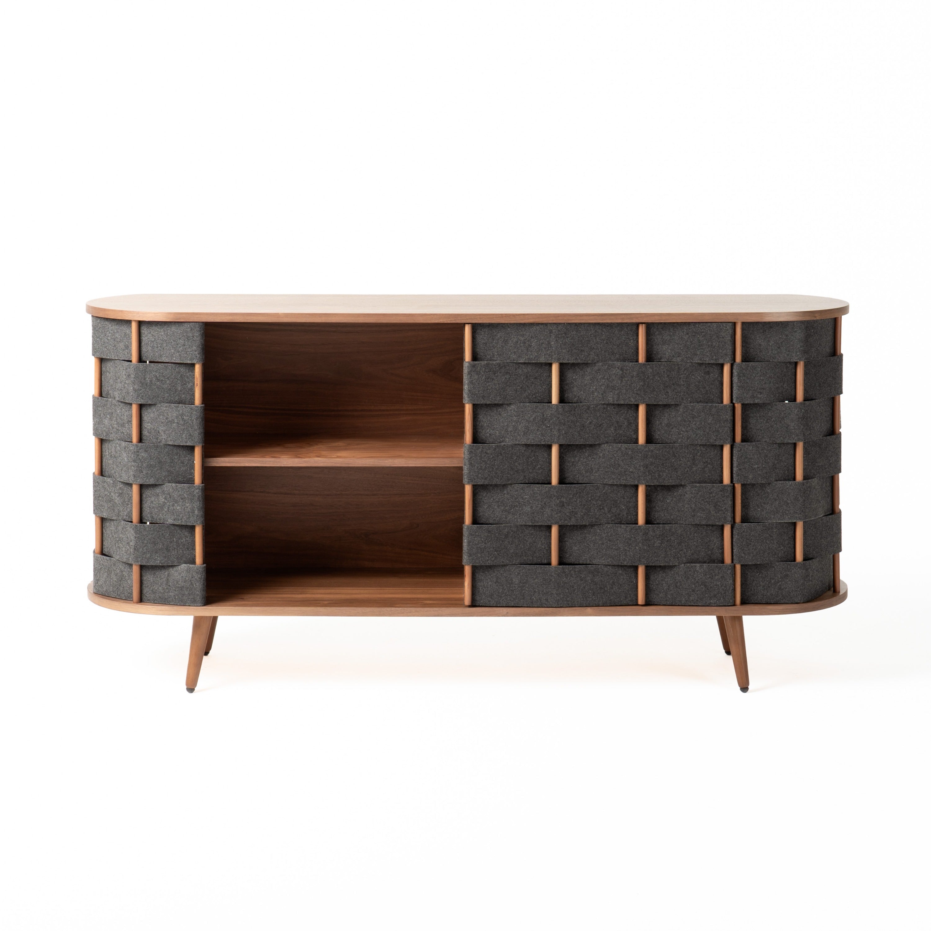 Sheridan Mid-Century Modern Fabric Buffet