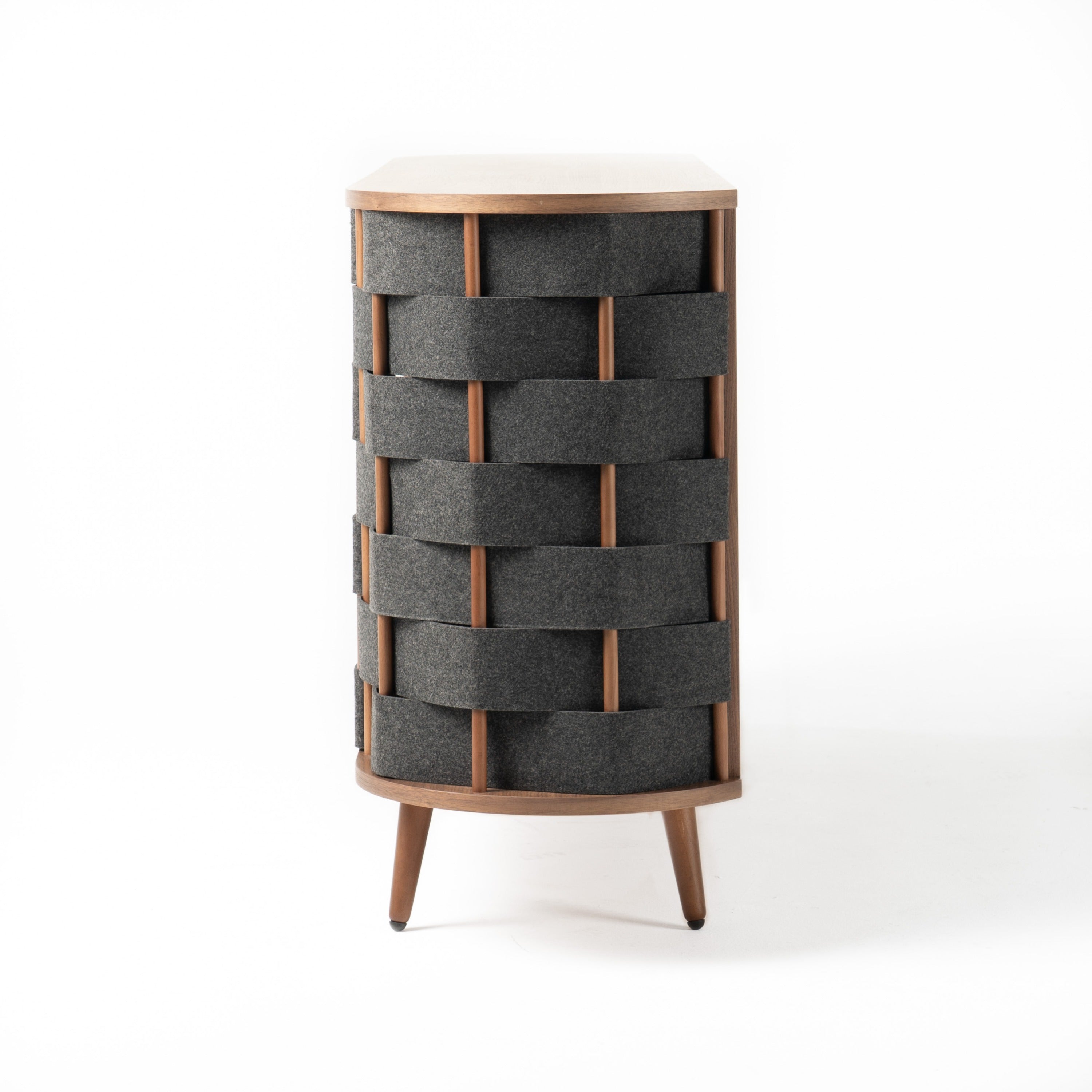 Sheridan Mid-Century Modern Fabric Buffet
