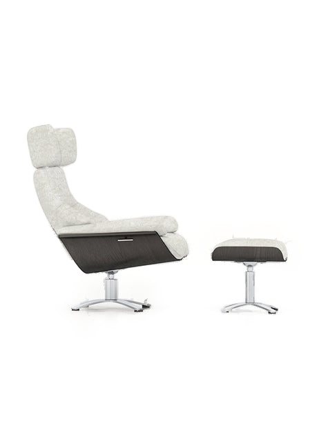 Modrest - Zahara Modern Lounge Chair & Ottoman-Accent Chair-VIG-Wall2Wall Furnishings