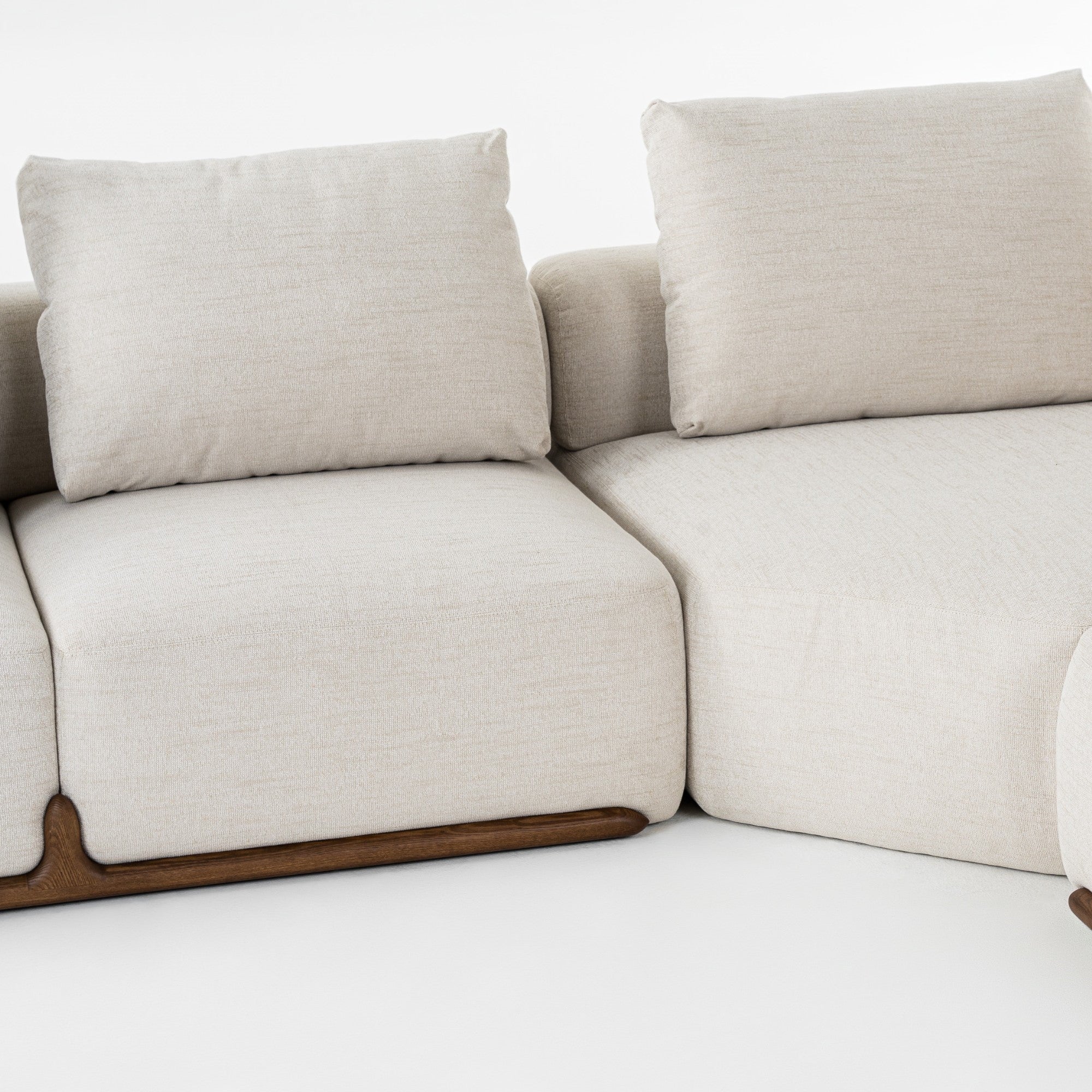 Simone Modern Fabric Sectional Sofa
