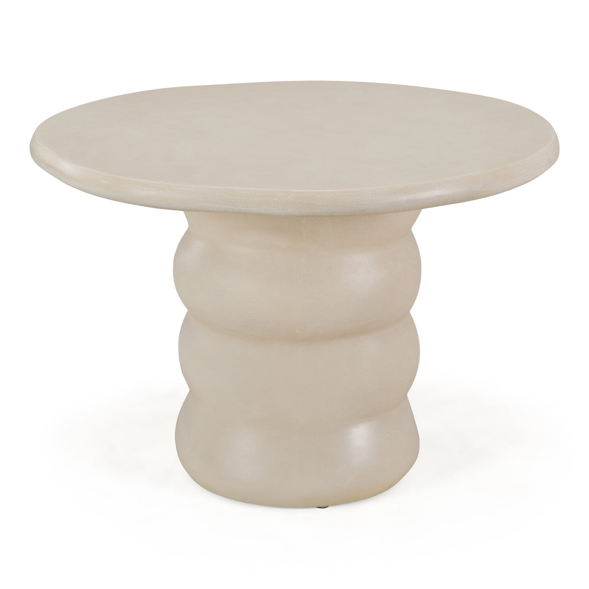 Sosso - Modern Round Fiberform Dining Table