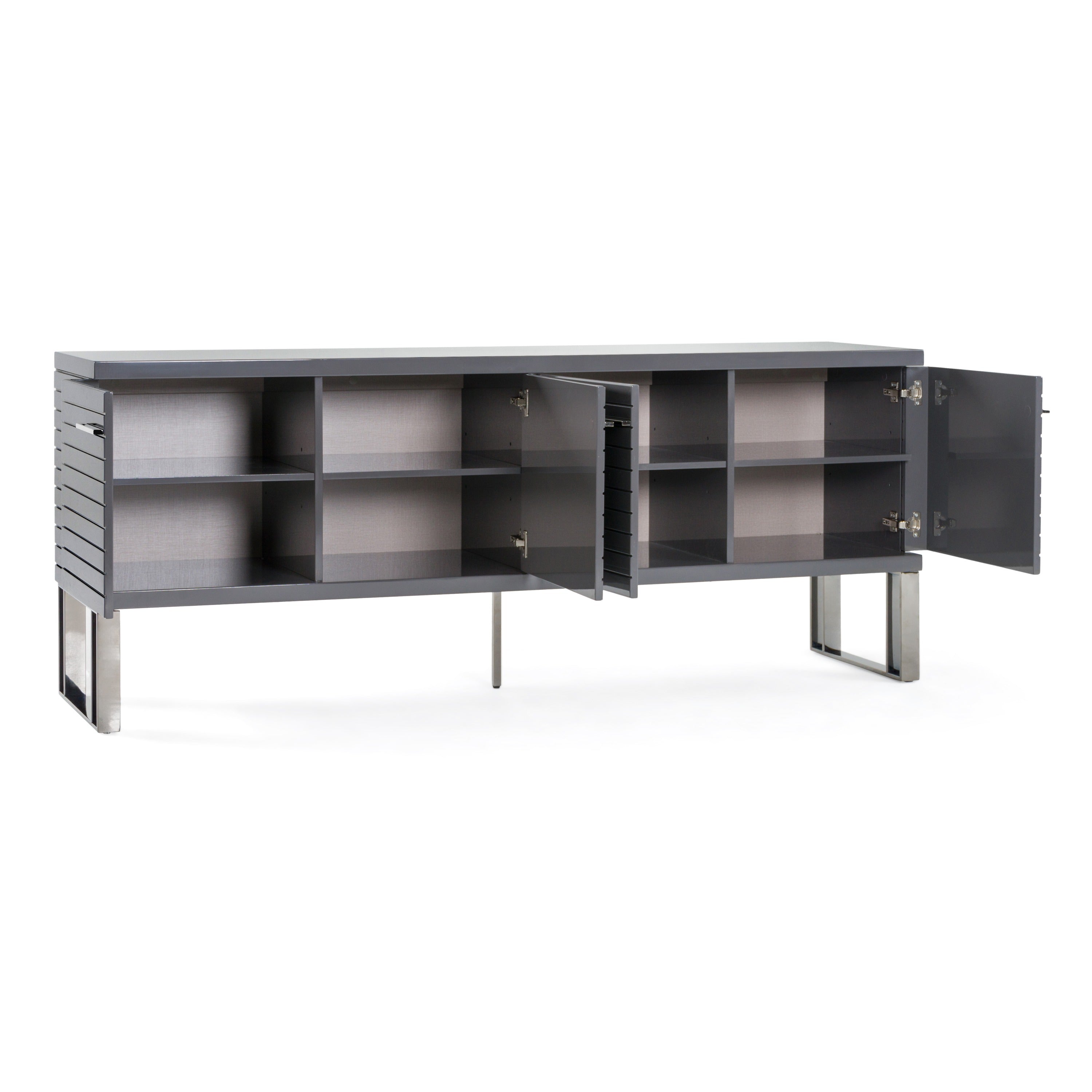 Splendor High Gloss Slatted Buffet