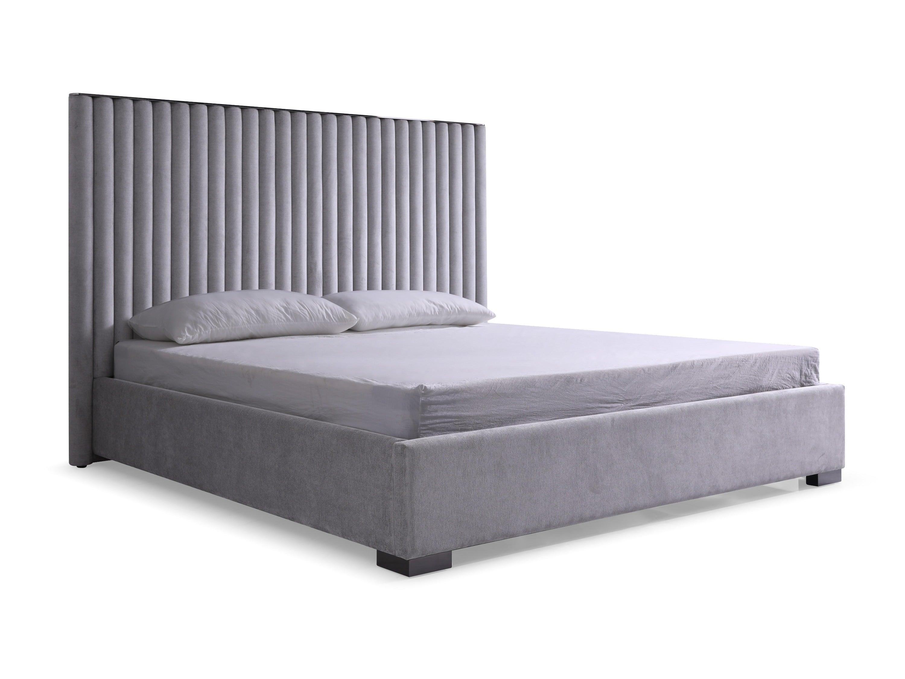 Splendor Velvet Upholstered Platform Bed