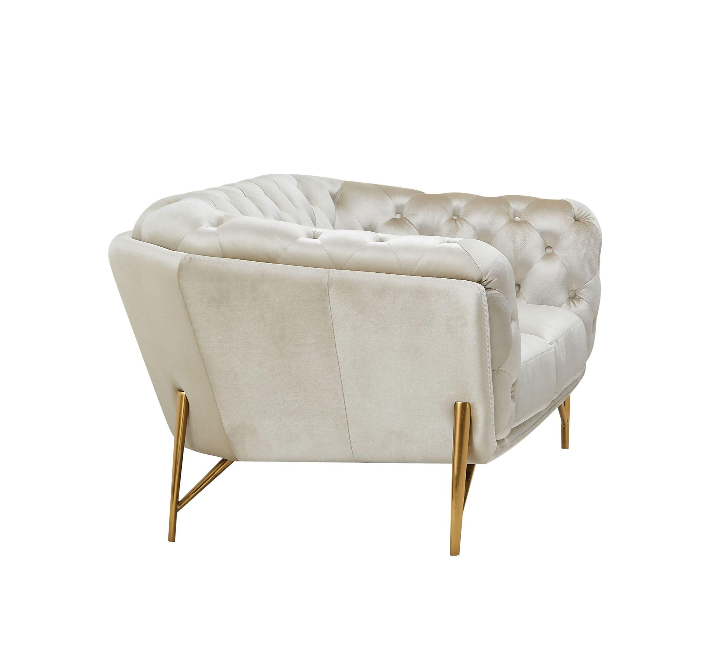 Stella Transitional Velvet Loveseat