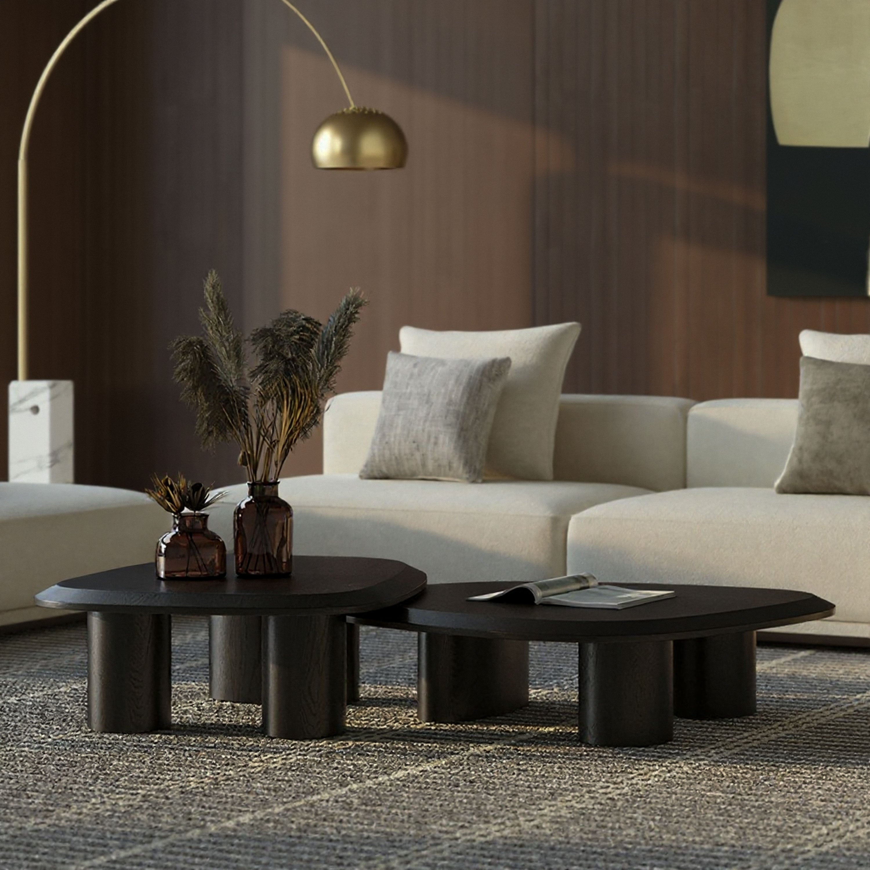 Summit Modern Ash Coffee Table Set