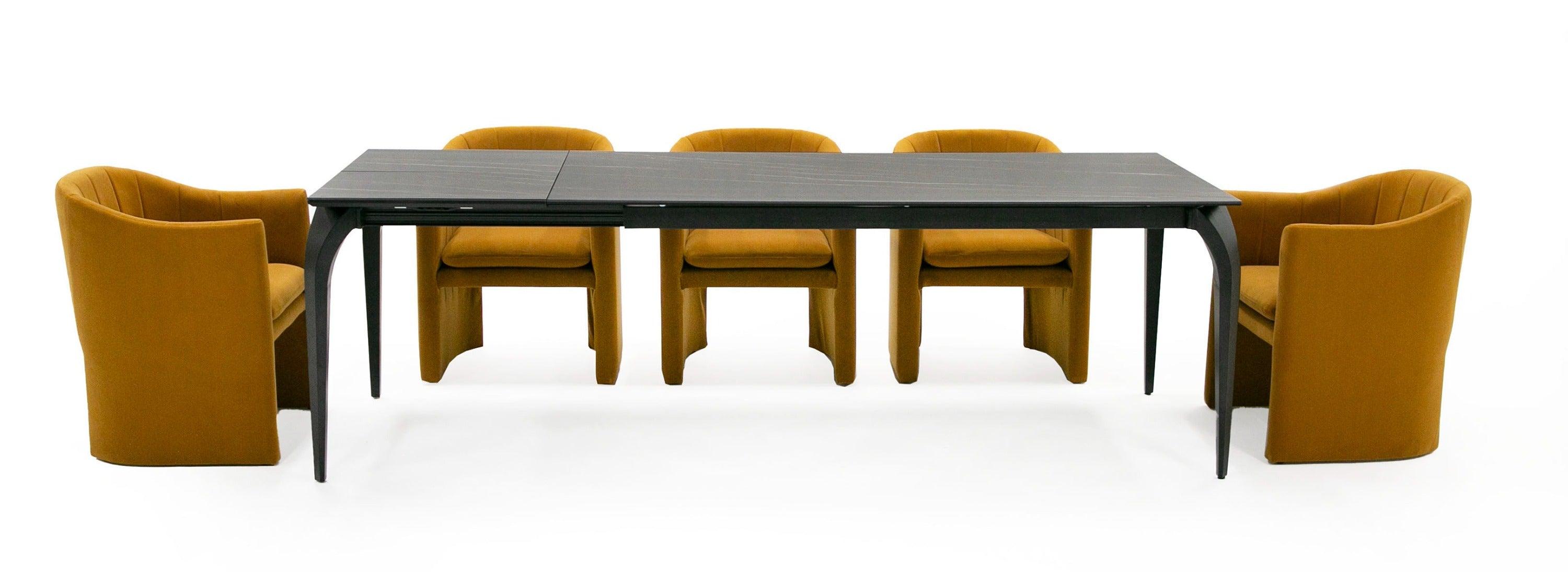 Suri Modern Ceramic Extendable 71"/94.5" Dining Table