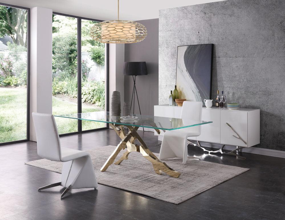 Modrest Legend Modern Glass Dining Table