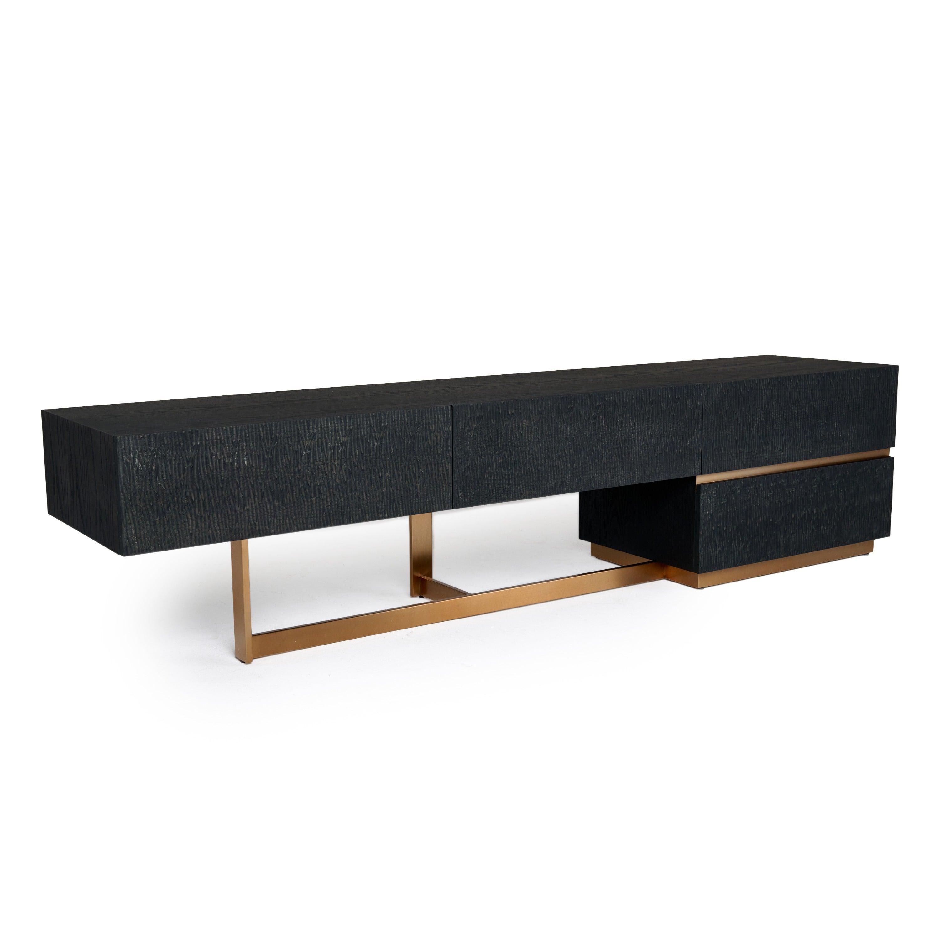 Tasha Modern Ash and Brushed TV Stand