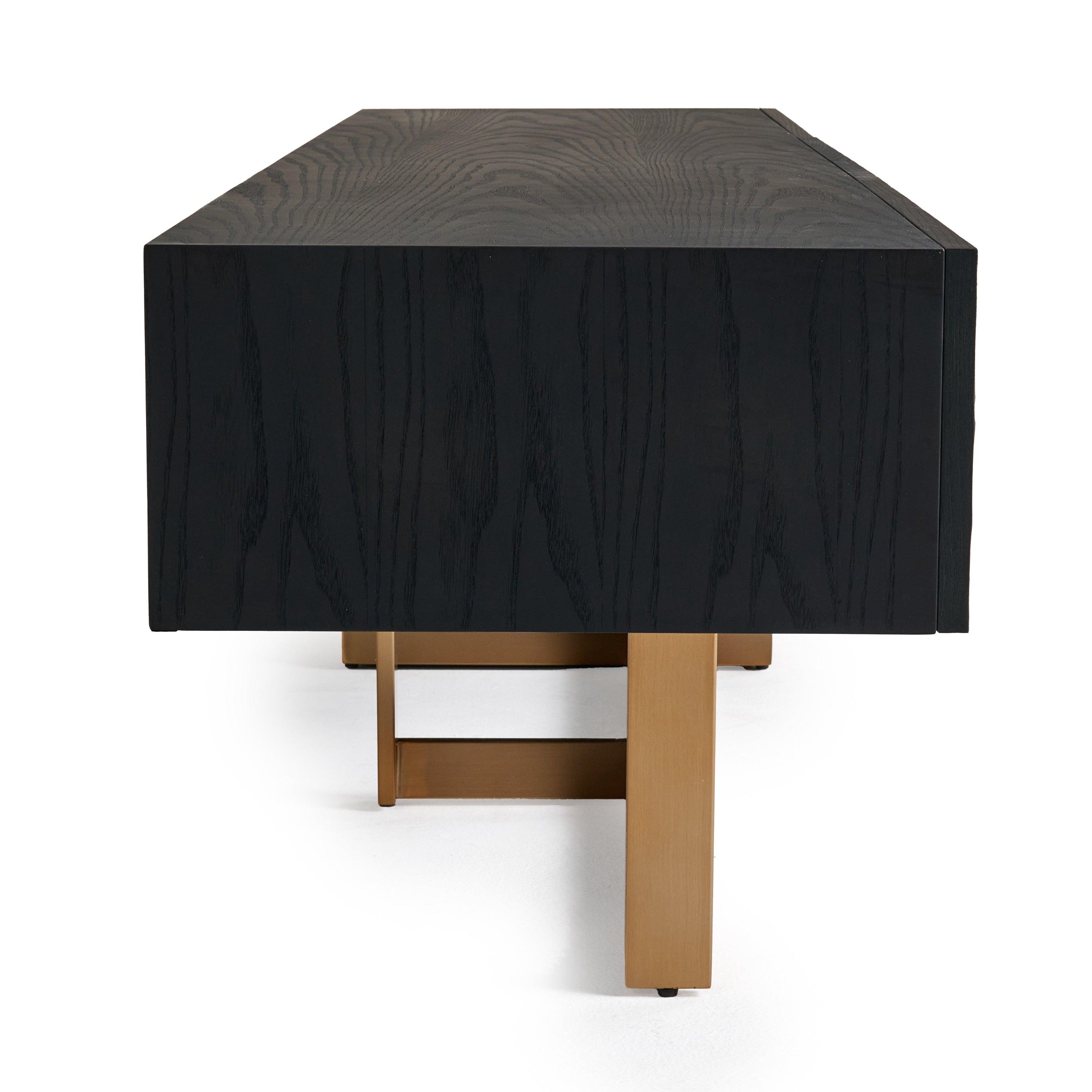 Tasha Modern Ash and Brushed TV Stand