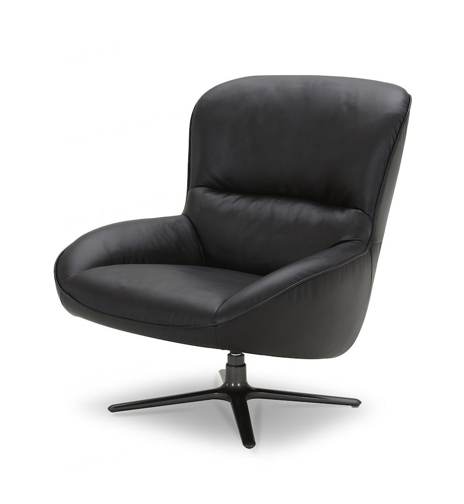 Modrest Theo - Modern Leather Accent Chair-Lounge Chair-VIG-Wall2Wall Furnishings