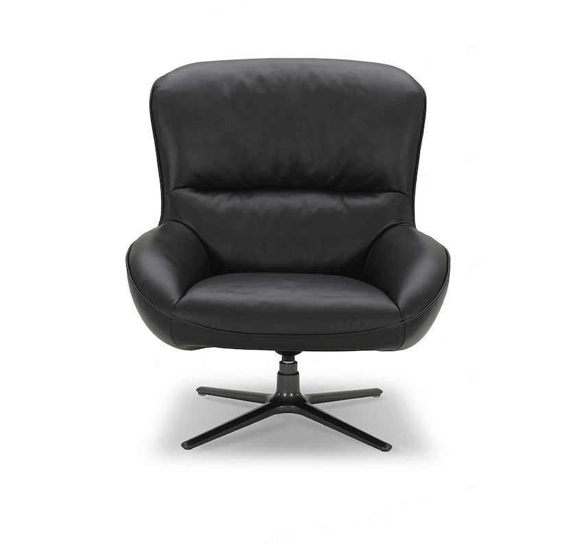 Modrest Theo - Modern Leather Accent Chair-Lounge Chair-VIG-Wall2Wall Furnishings