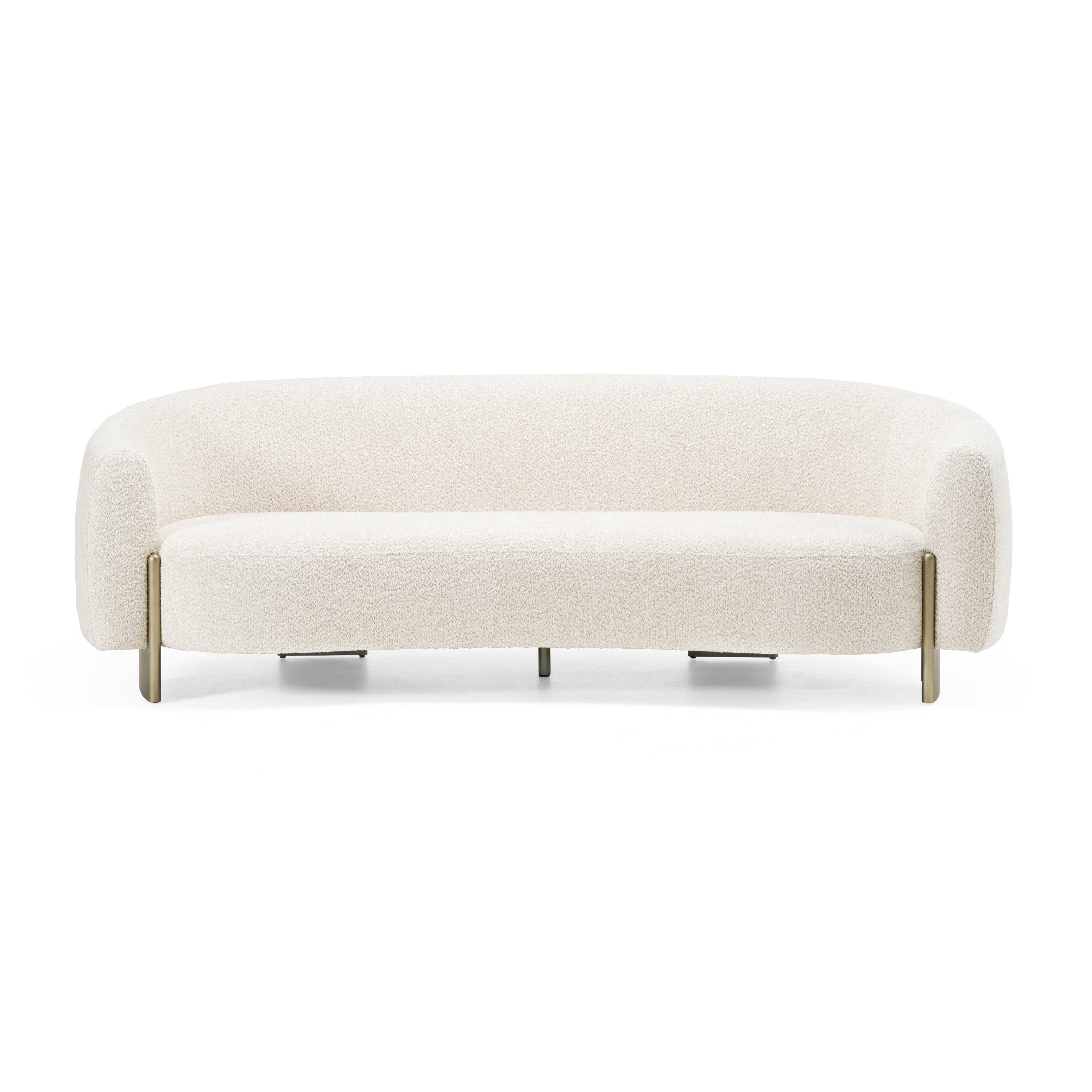 Thrive Modern Fabric and Antique Sofa
