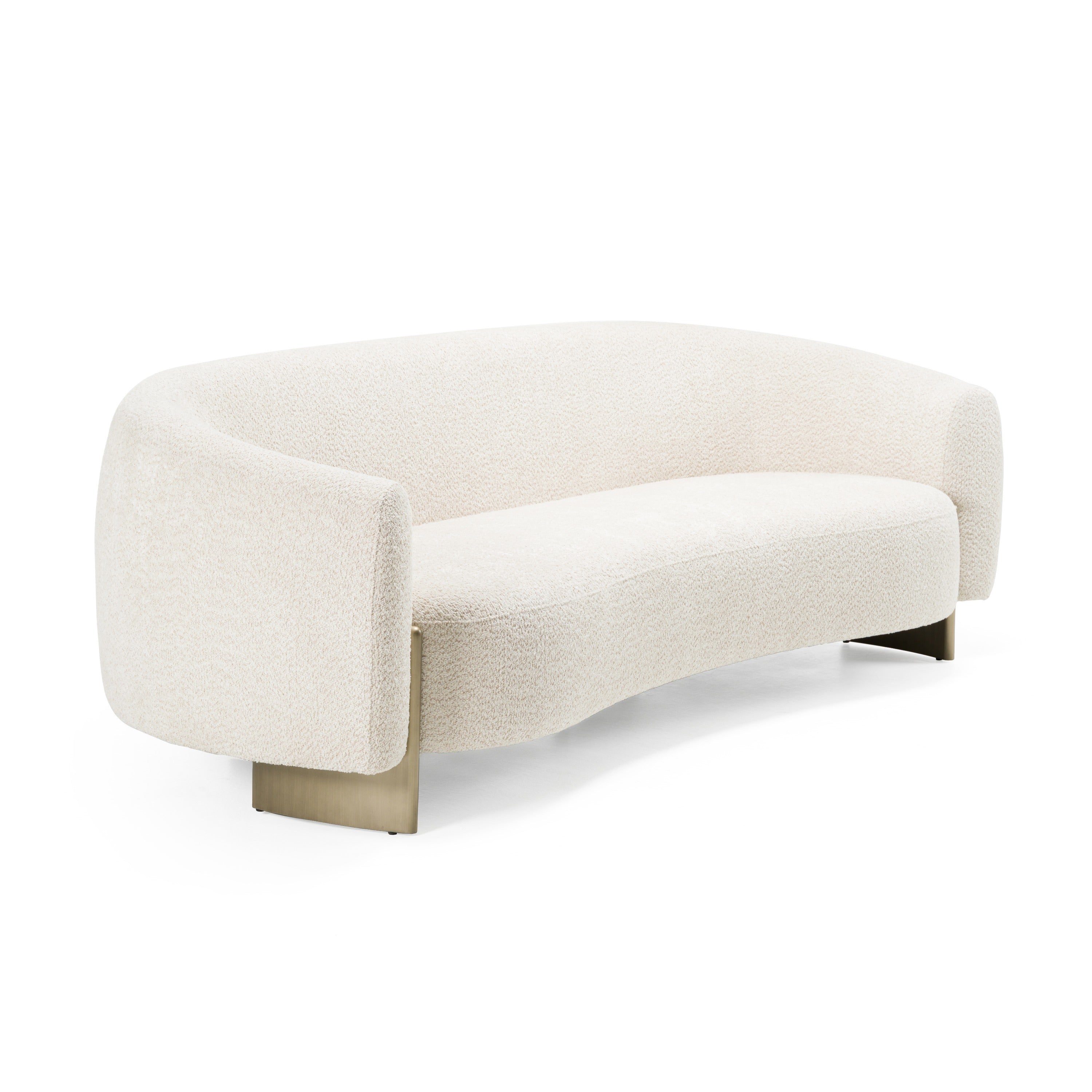 Thrive Modern Fabric and Antique Sofa