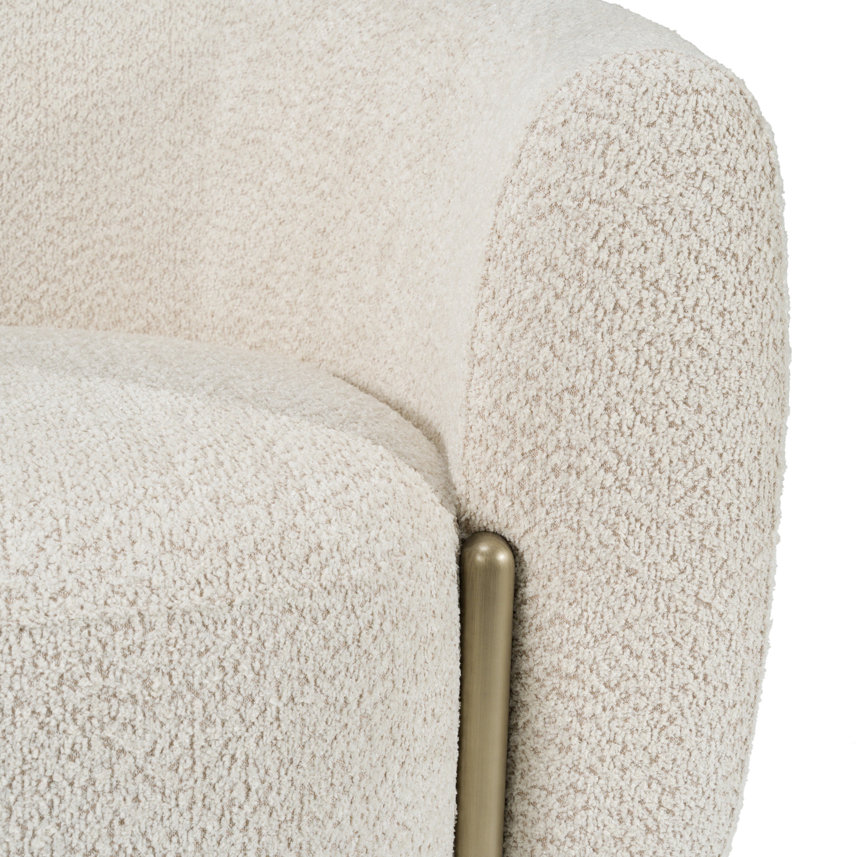 Thrive Modern Fabric and Antique Sofa
