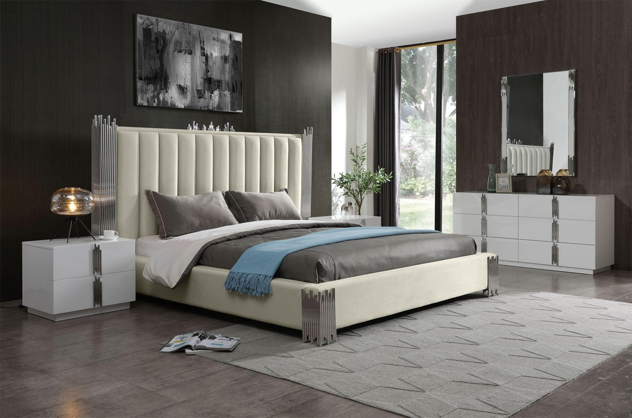 Token Modern Stainless Steel Bed