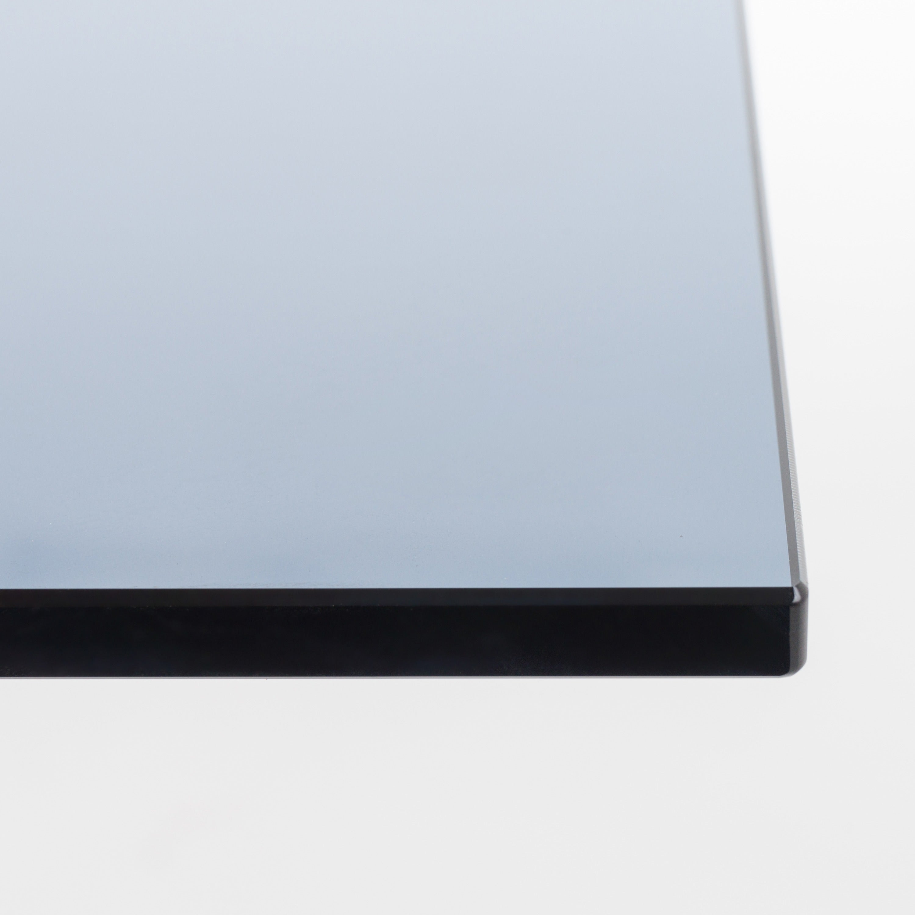 Token Modern Glass and Rosegold Dining Table