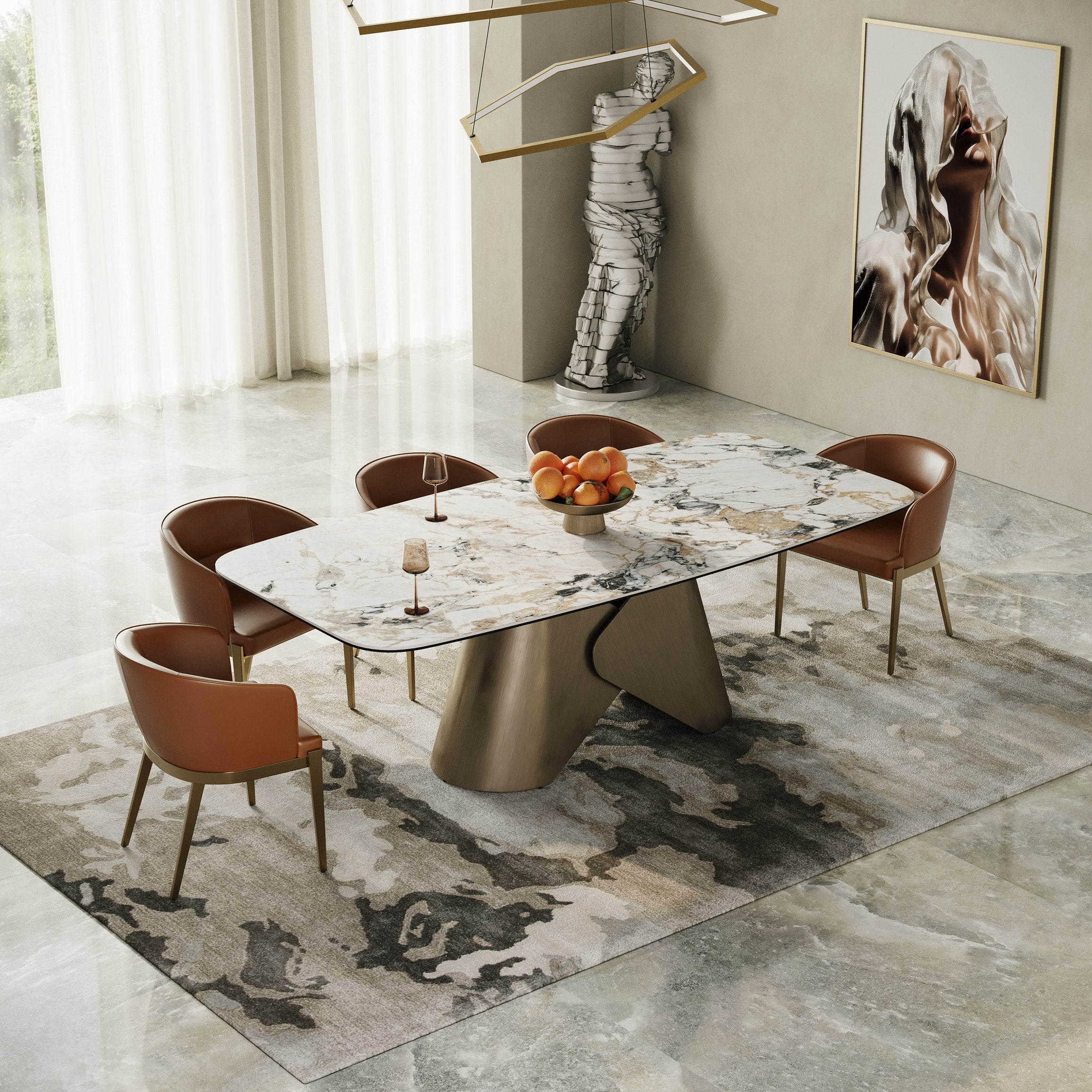 Paulsen Modern Ceramic Dining Table