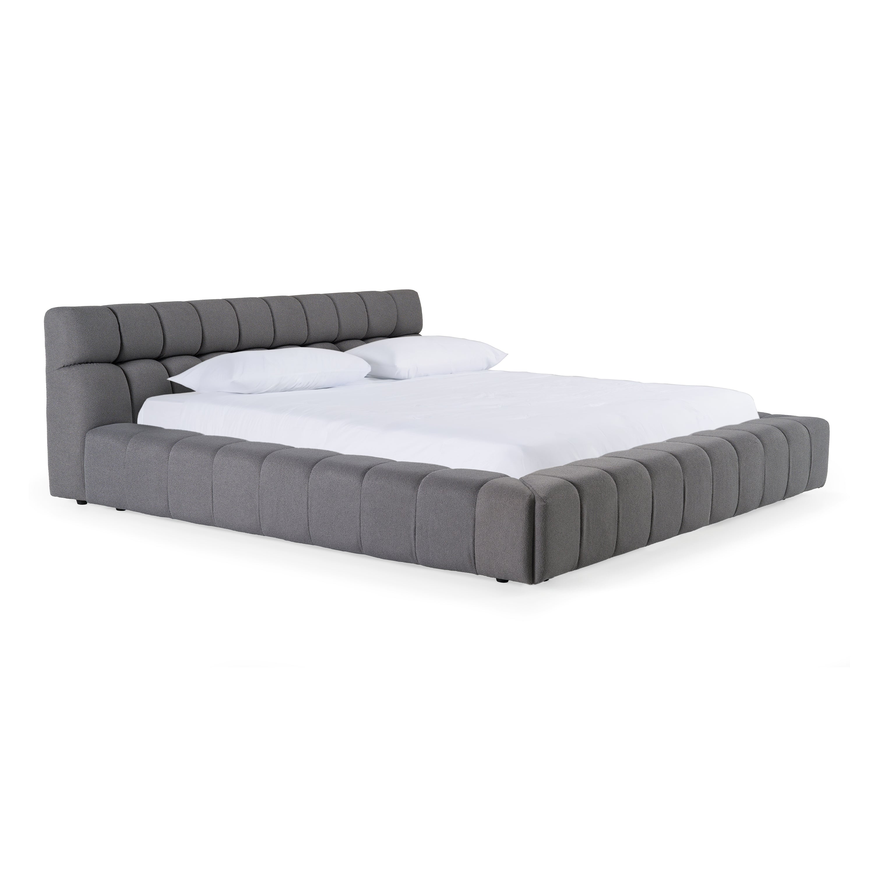 Divani Casa Tyree Modern Tufted Fabric Bed