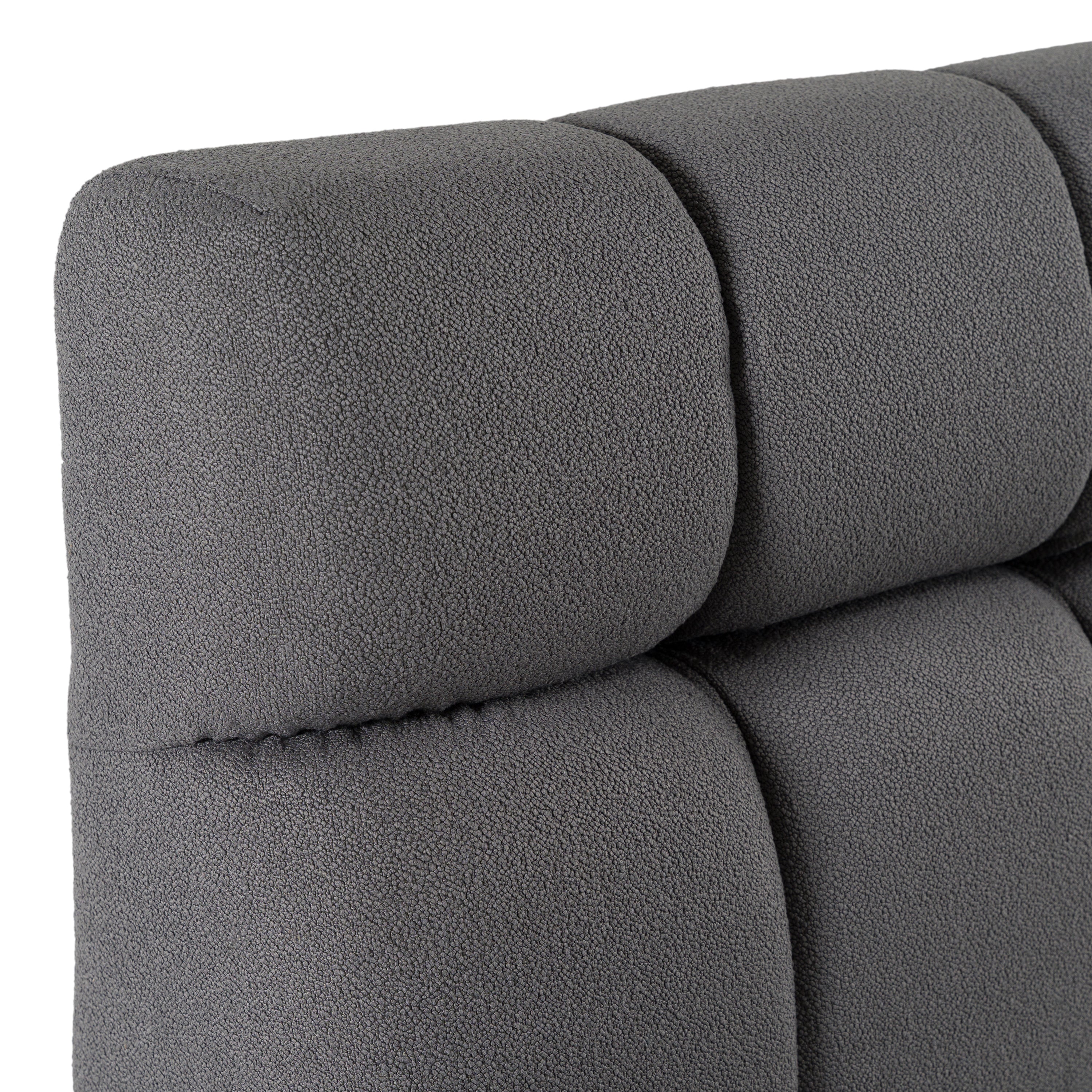 Tyree Modern Tufted Fabric Bed