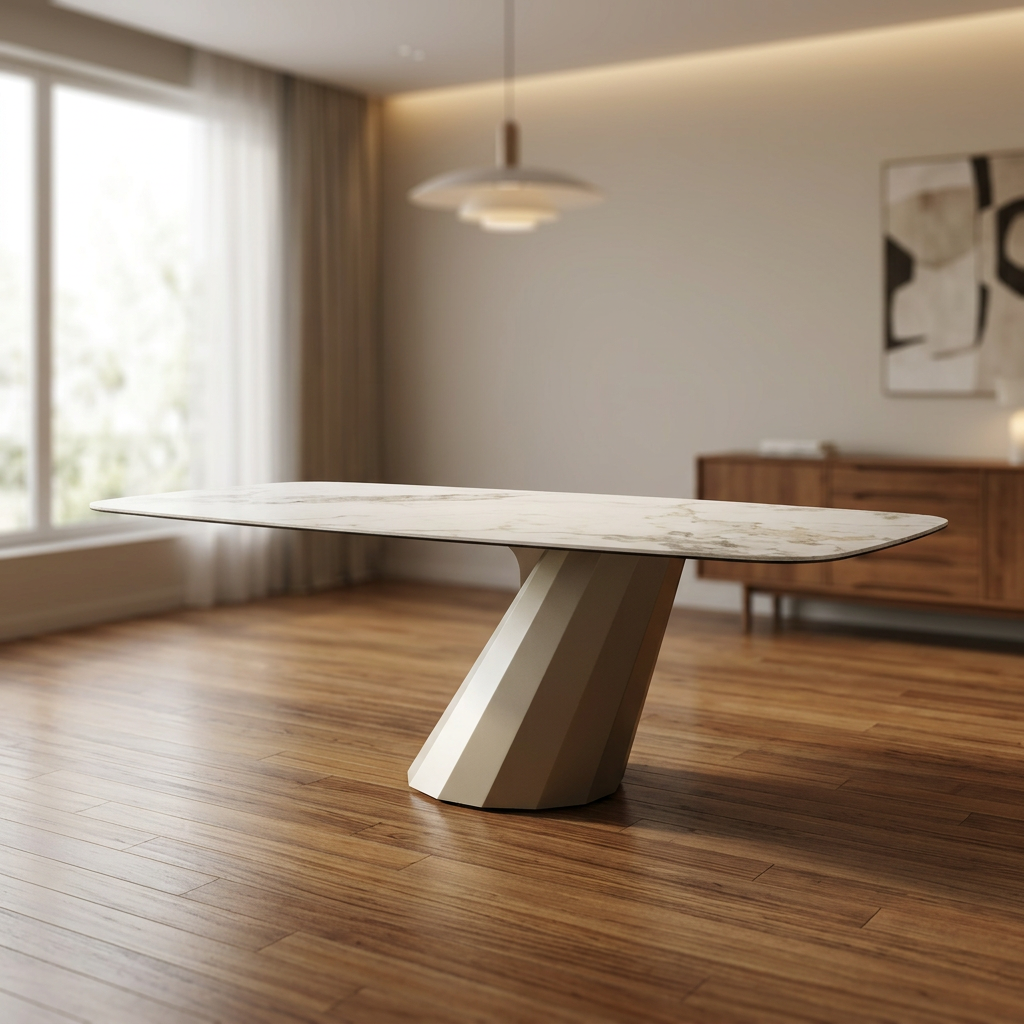 Vela Modern Ceramic Dining Table