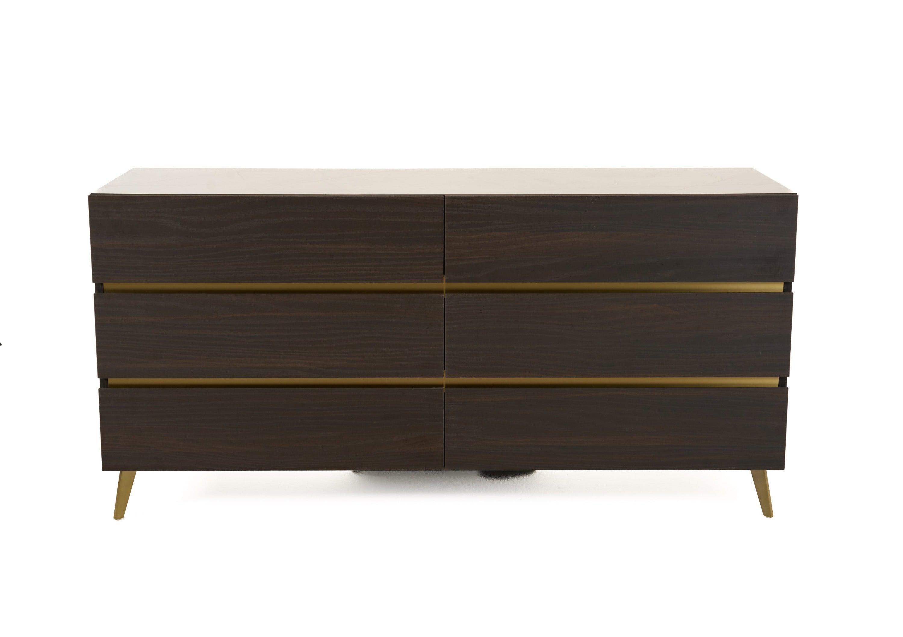 Velondra Modern Eucalypto and Marble Dresser