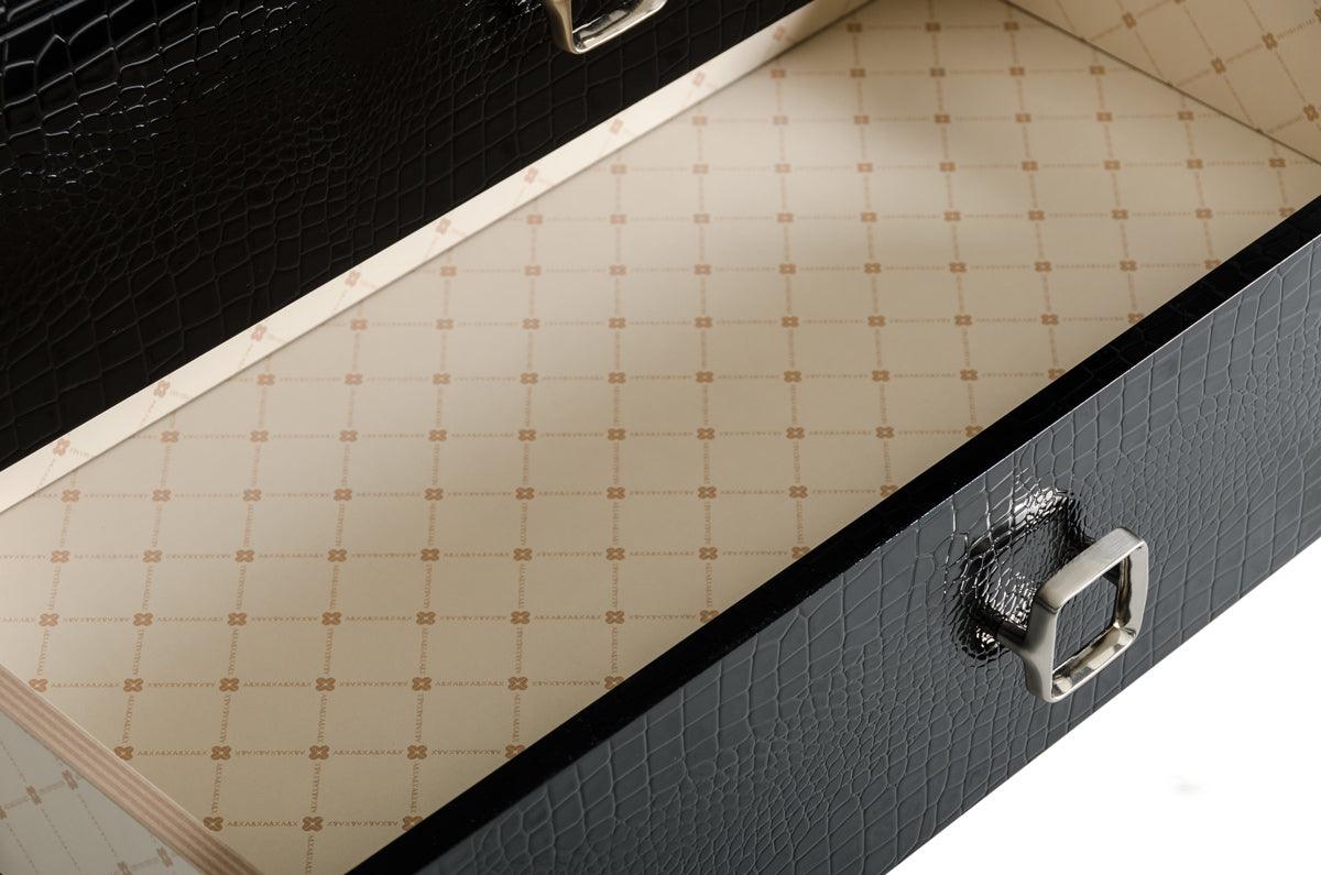 Victoria Modern Crocodile Chest