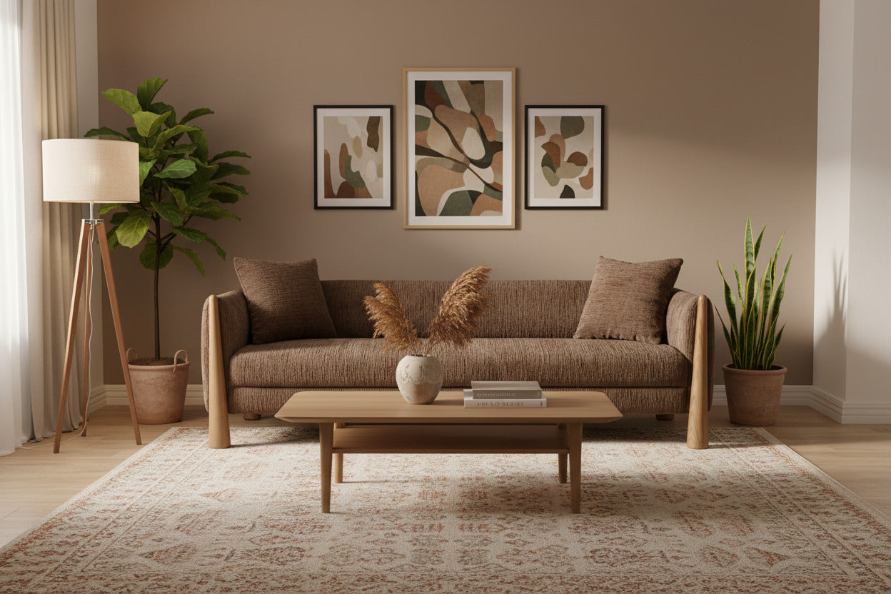 Voight - Contemporary Fabric Sofa