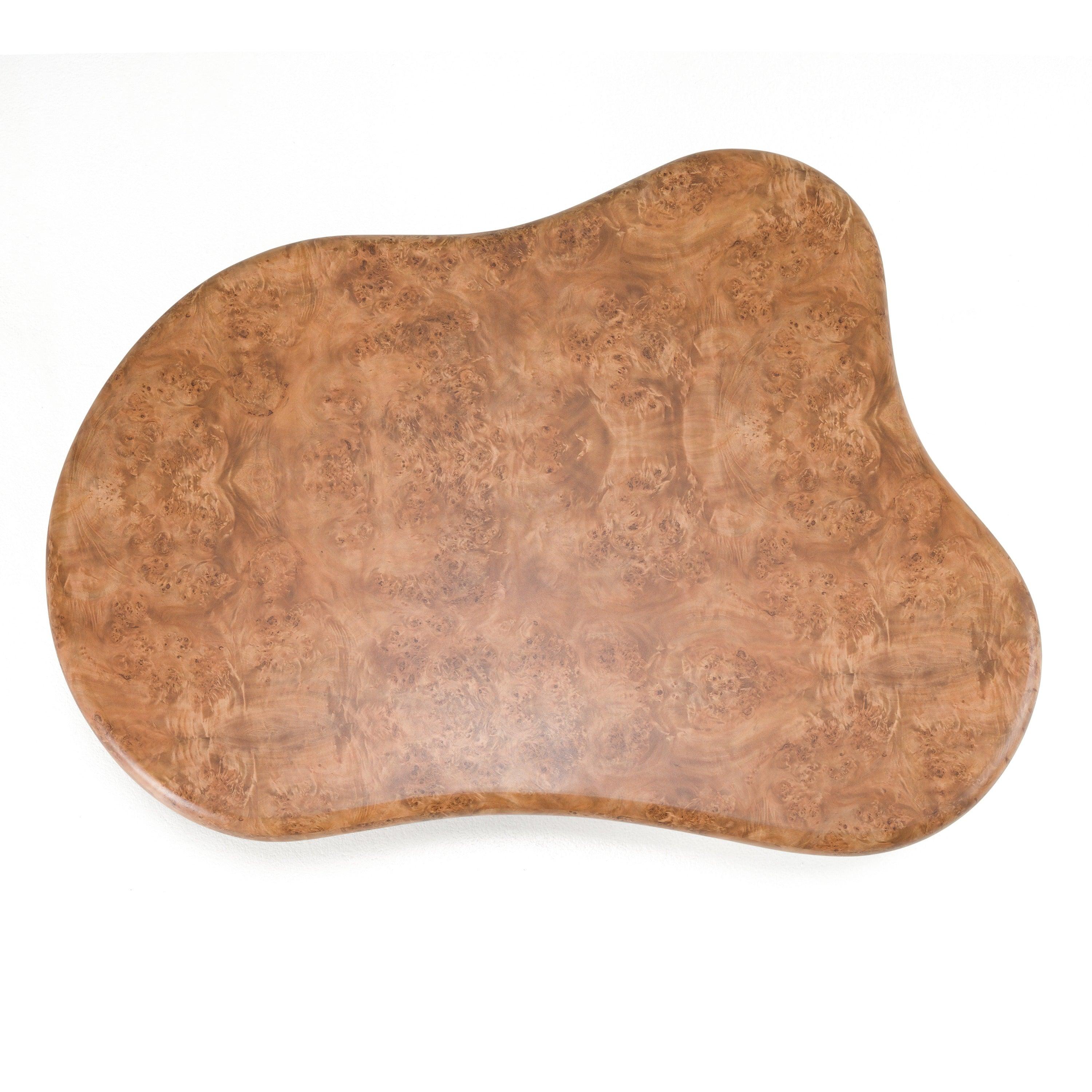 Weskan Modern Faux Burl Coffee Table