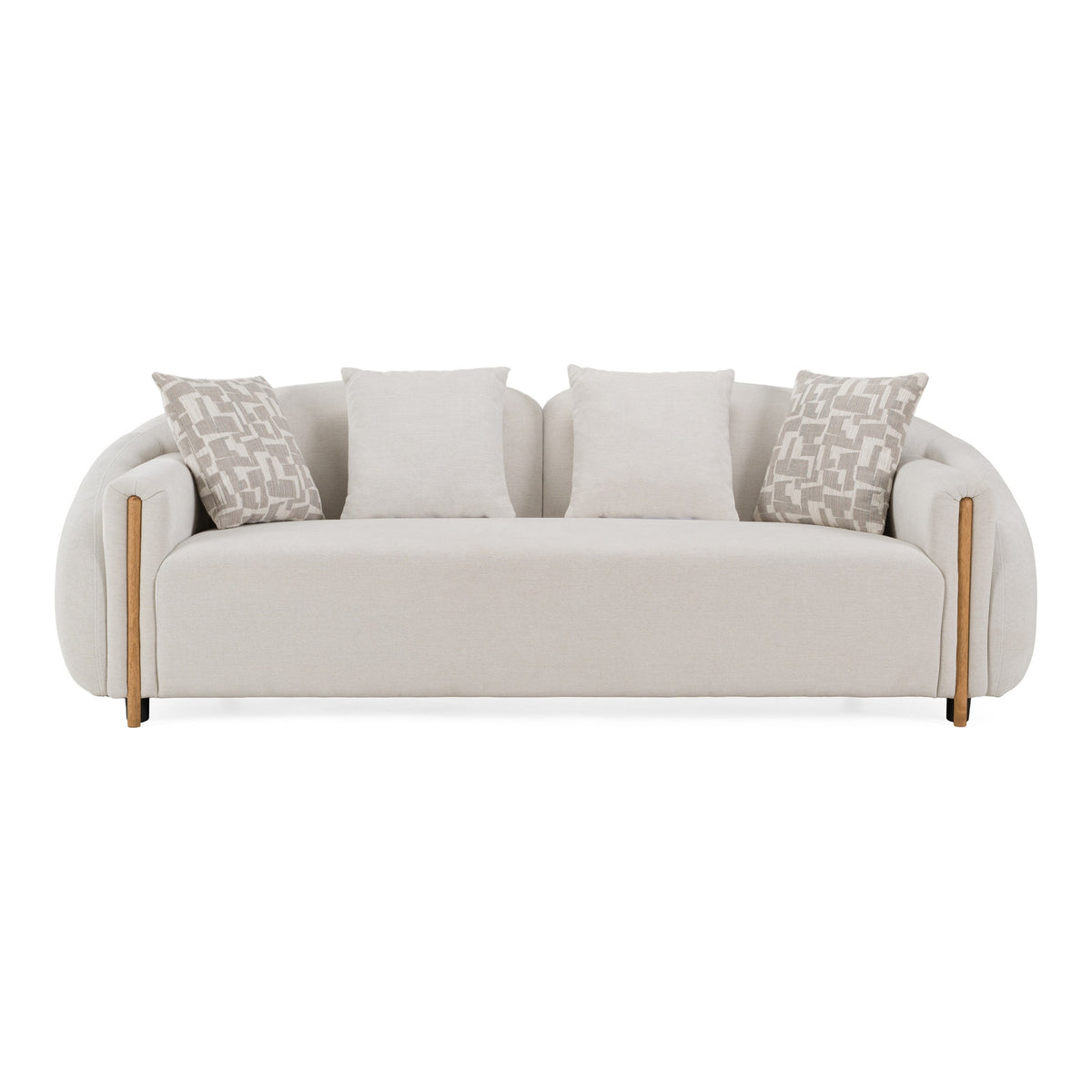 Yorba - Modern Fabric Loveseat