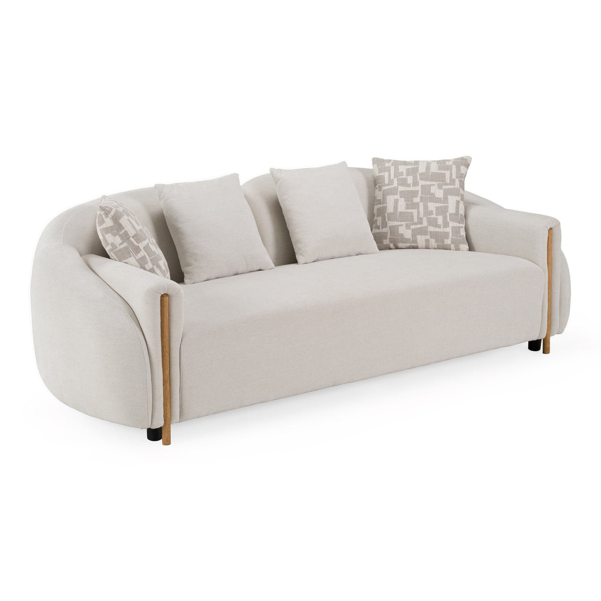 Yorba - Modern Fabric Loveseat