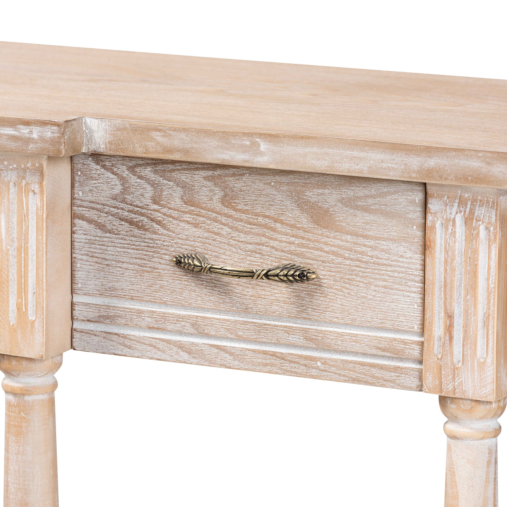 Hallan Traditional Console Table 3-Drawer-Console Table-Baxton Studio - WI-Wall2Wall Furnishings