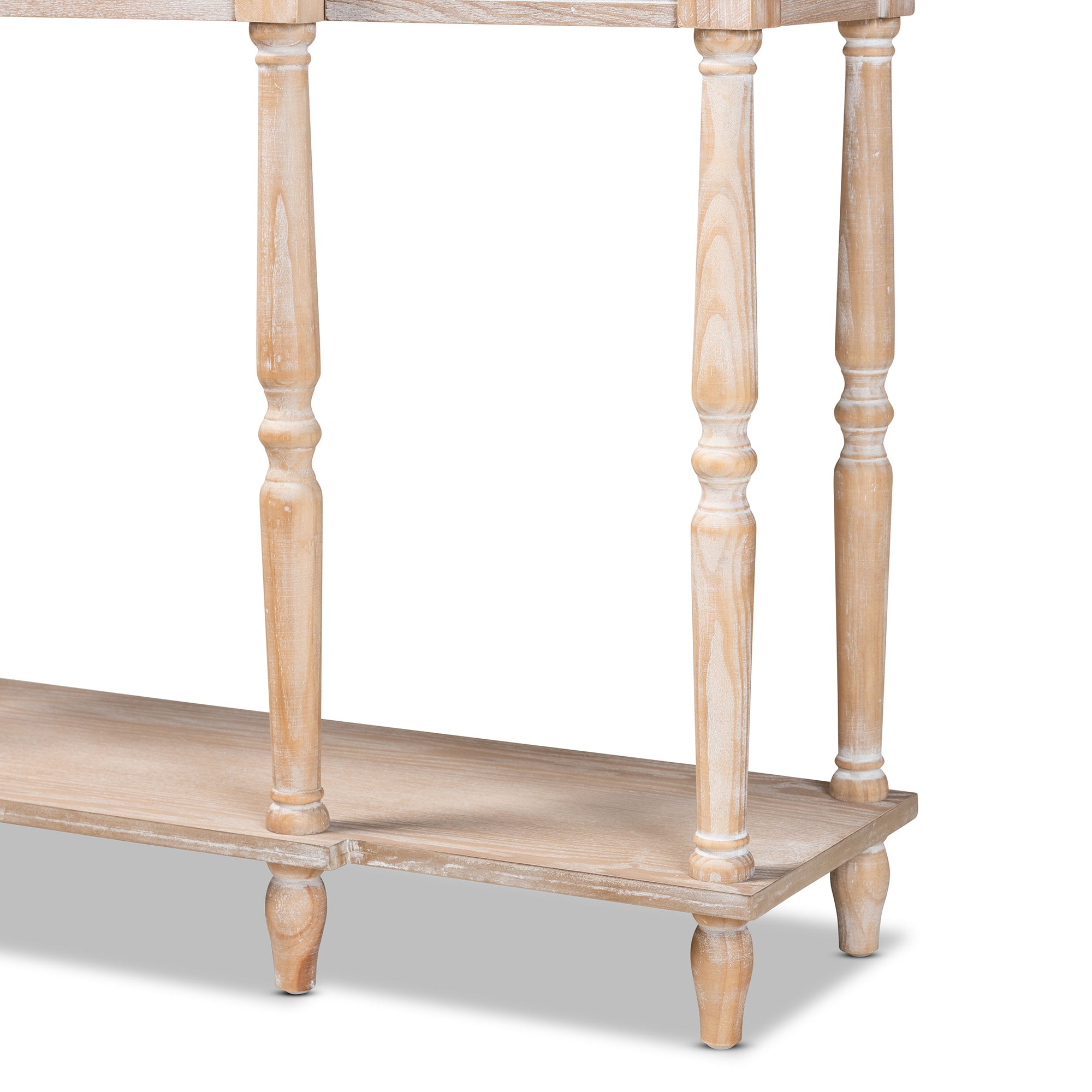 Hallan Traditional Console Table 3-Drawer-Console Table-Baxton Studio - WI-Wall2Wall Furnishings