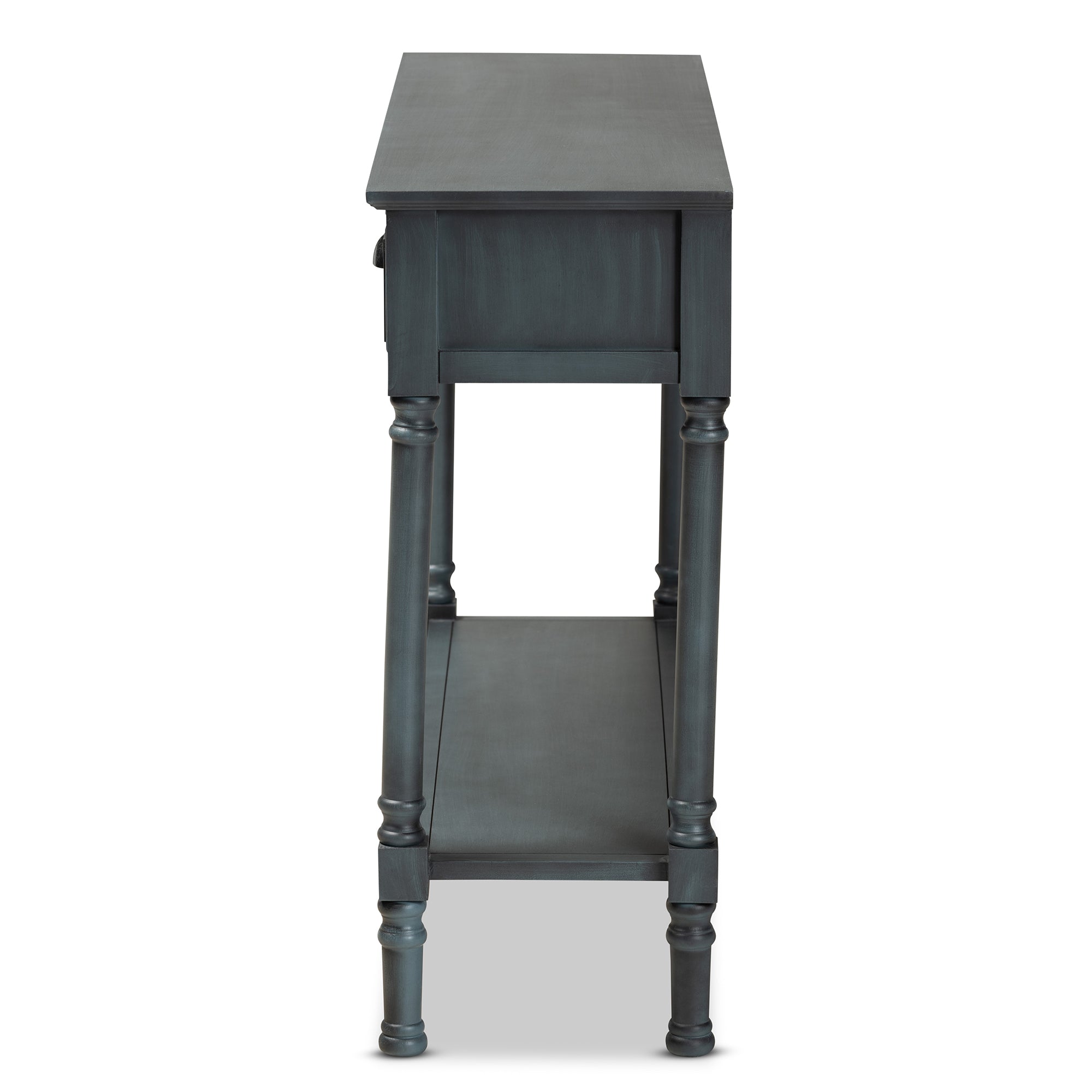 Garvey French Provincial Console Table 3-Drawer-Console Table-Baxton Studio - WI-Wall2Wall Furnishings