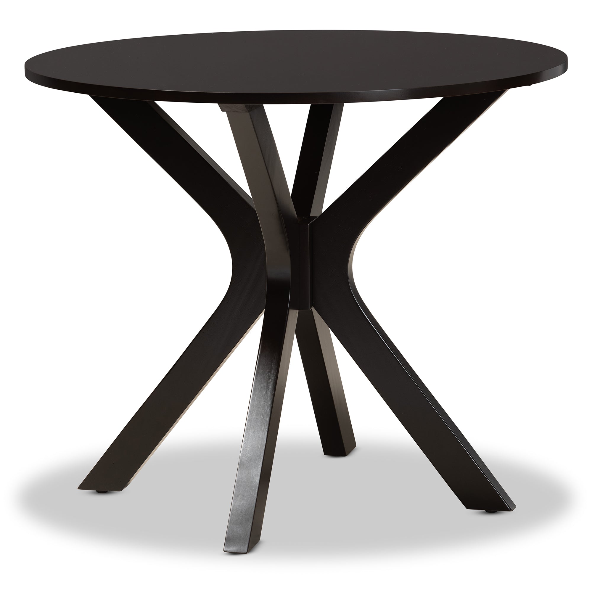 Zora Modern Dining Table & Dining Chairs 5-Piece-Dining Set-Baxton Studio - WI-Wall2Wall Furnishings