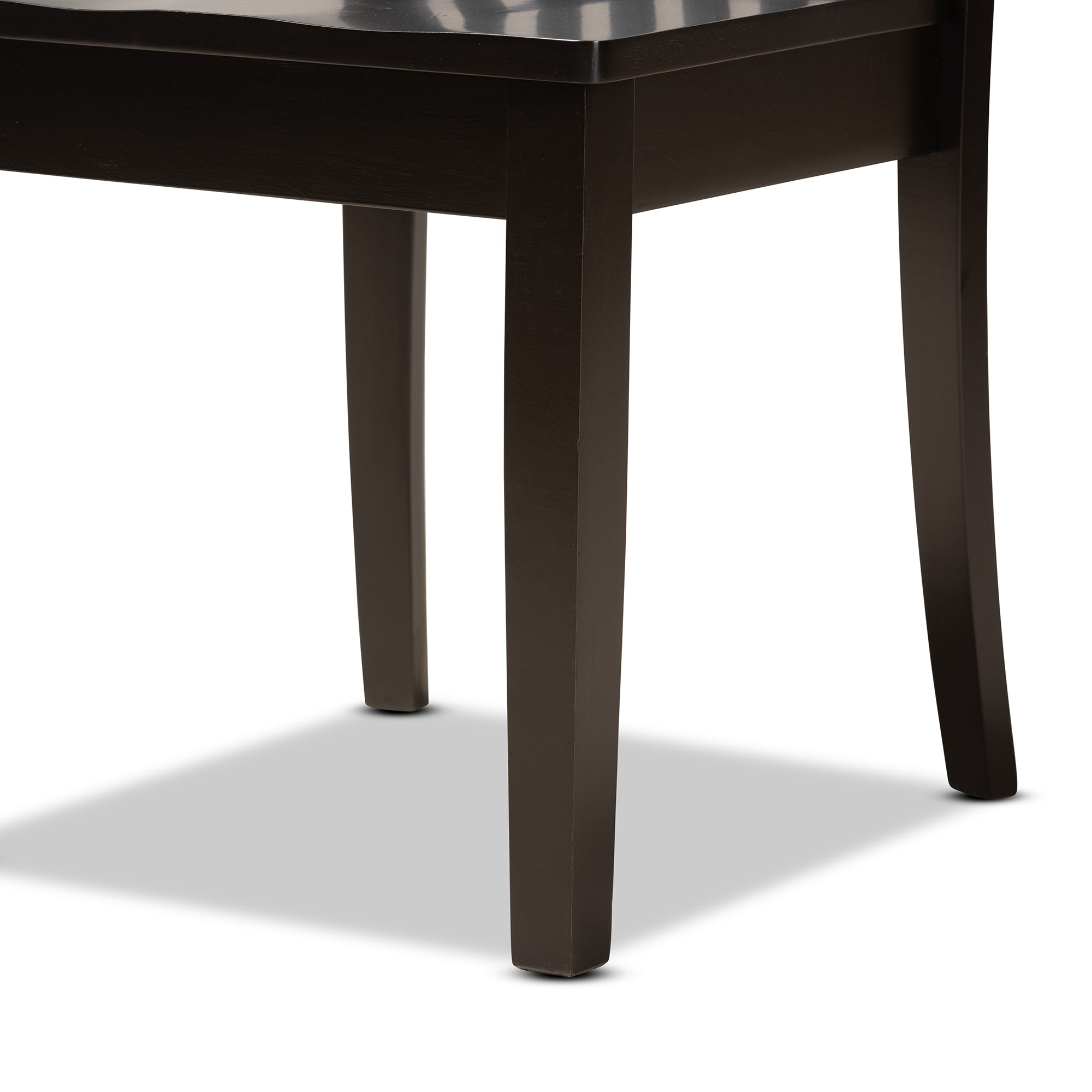 Zora Modern Dining Table & Dining Chairs 5-Piece-Dining Set-Baxton Studio - WI-Wall2Wall Furnishings
