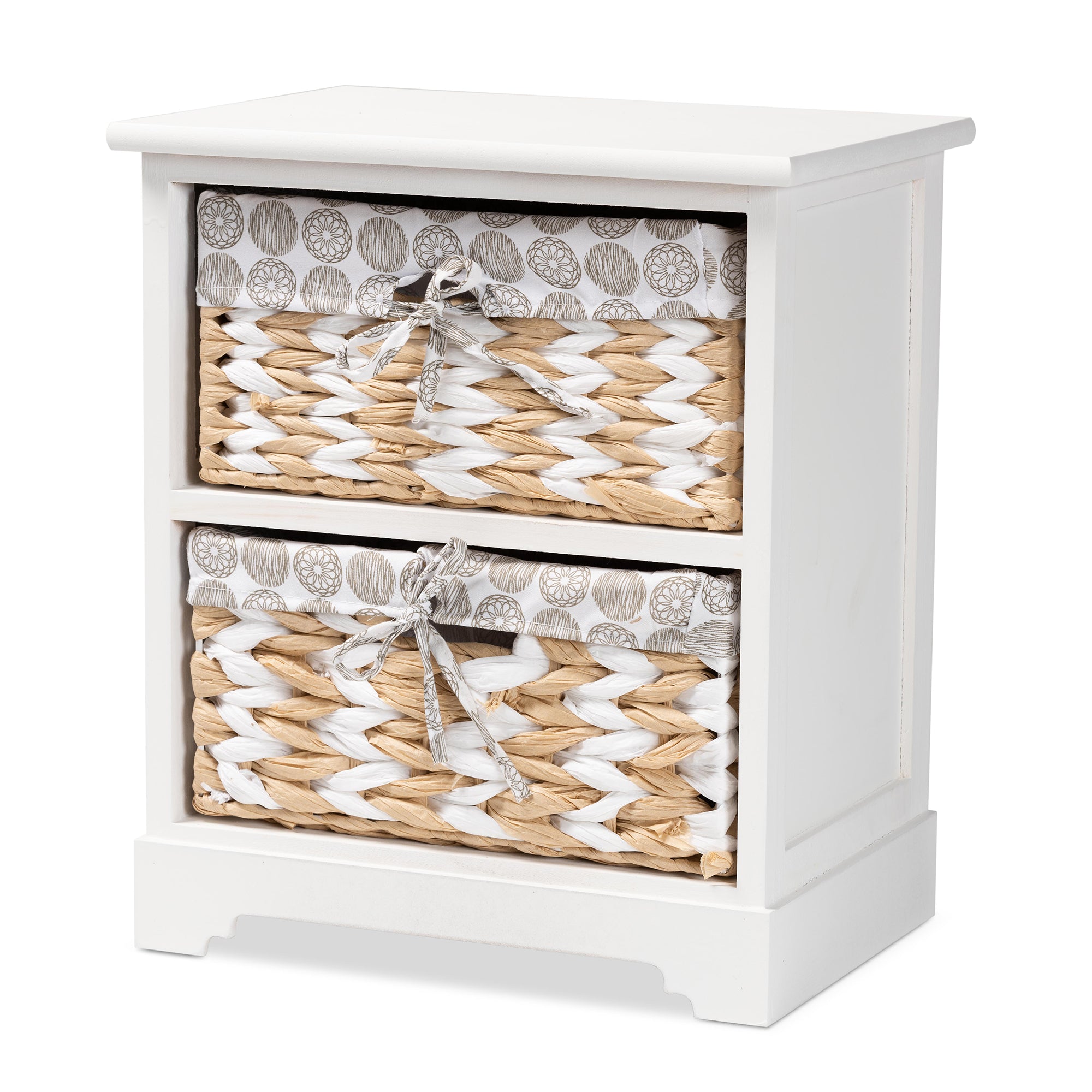 Rianne Transitional Storage Cabinet 2-Basket-Storage Cabinet-Baxton Studio - WI-Wall2Wall Furnishings