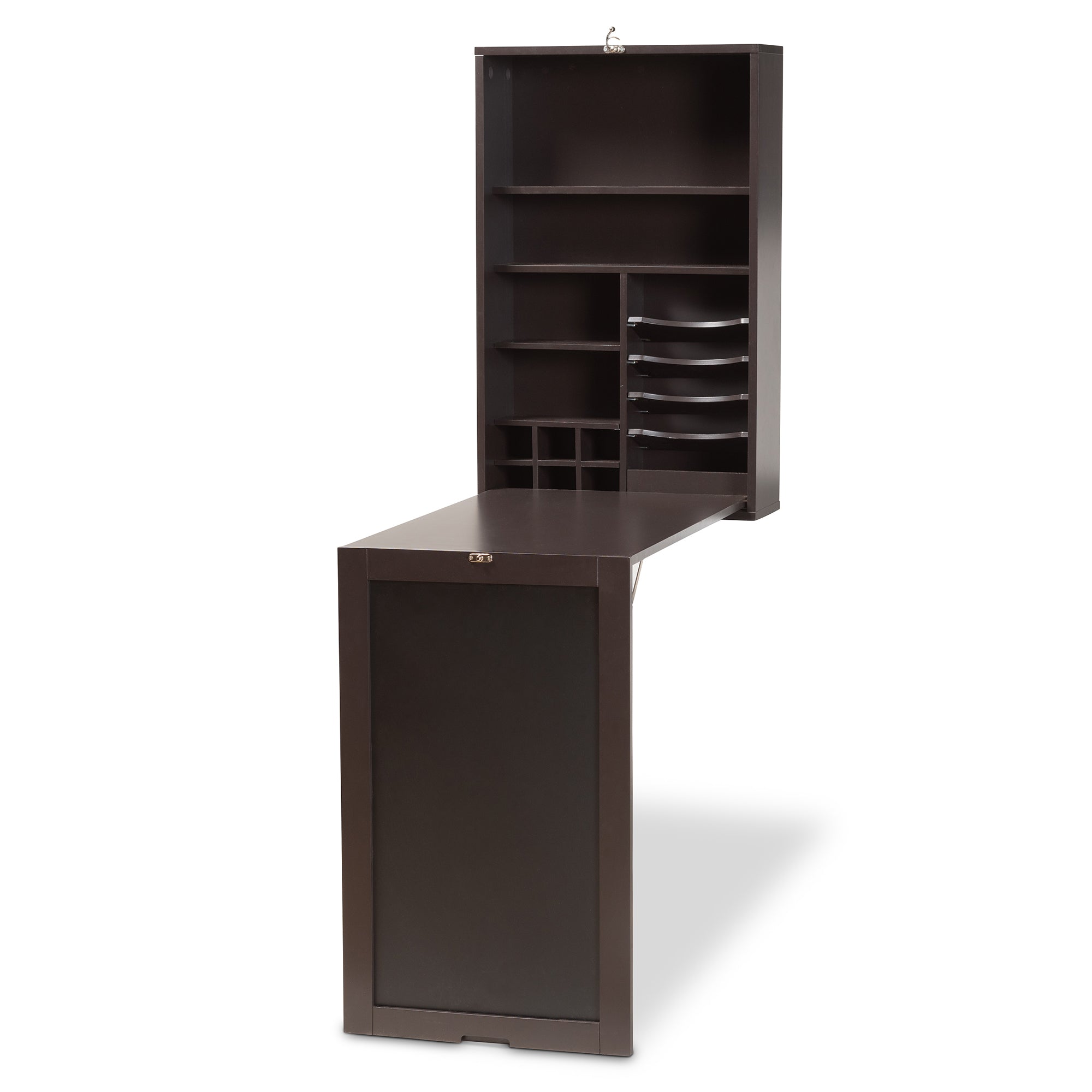 Millard Modern Desk Wall-Mounted-Desk-Baxton Studio - WI-Wall2Wall Furnishings