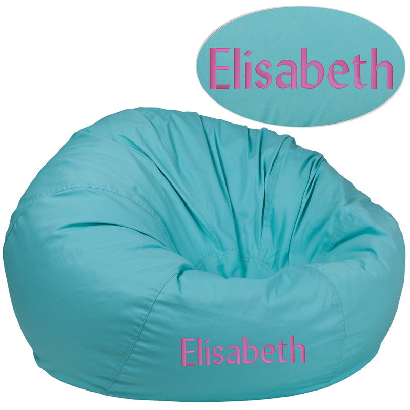 Personalized Oversized Bean Bag Chair for Kids and Adults-Oversized Bean Bag-Flash Furniture-Wall2Wall Furnishings