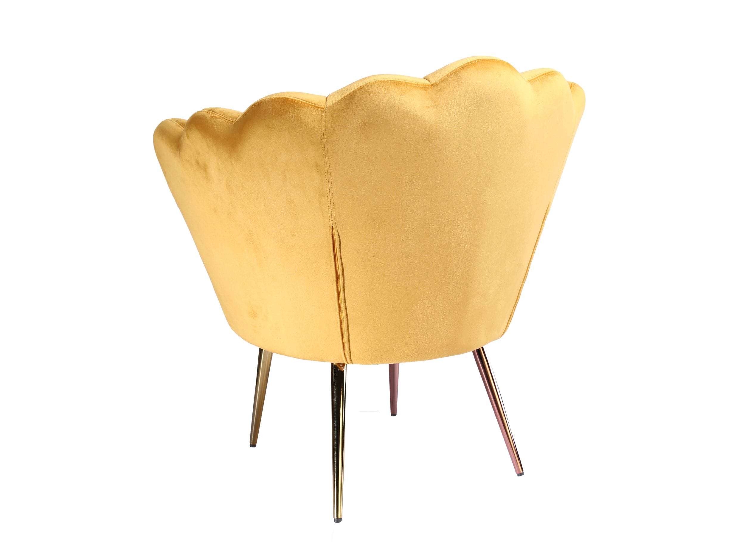 Modrest Balina - Transitional Gold Accent Chair-Accent Chair-VIG-Wall2Wall Furnishings