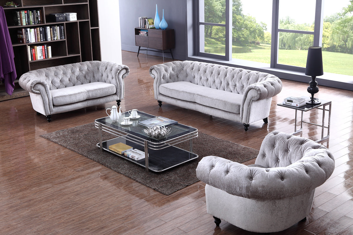 Alexandrina Tufted Velvet Sofa