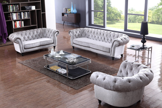 Alexandrina Tufted Velvet Sofa