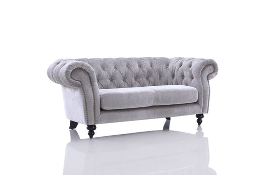 Alexandrina Tufted Velvet Loveseat