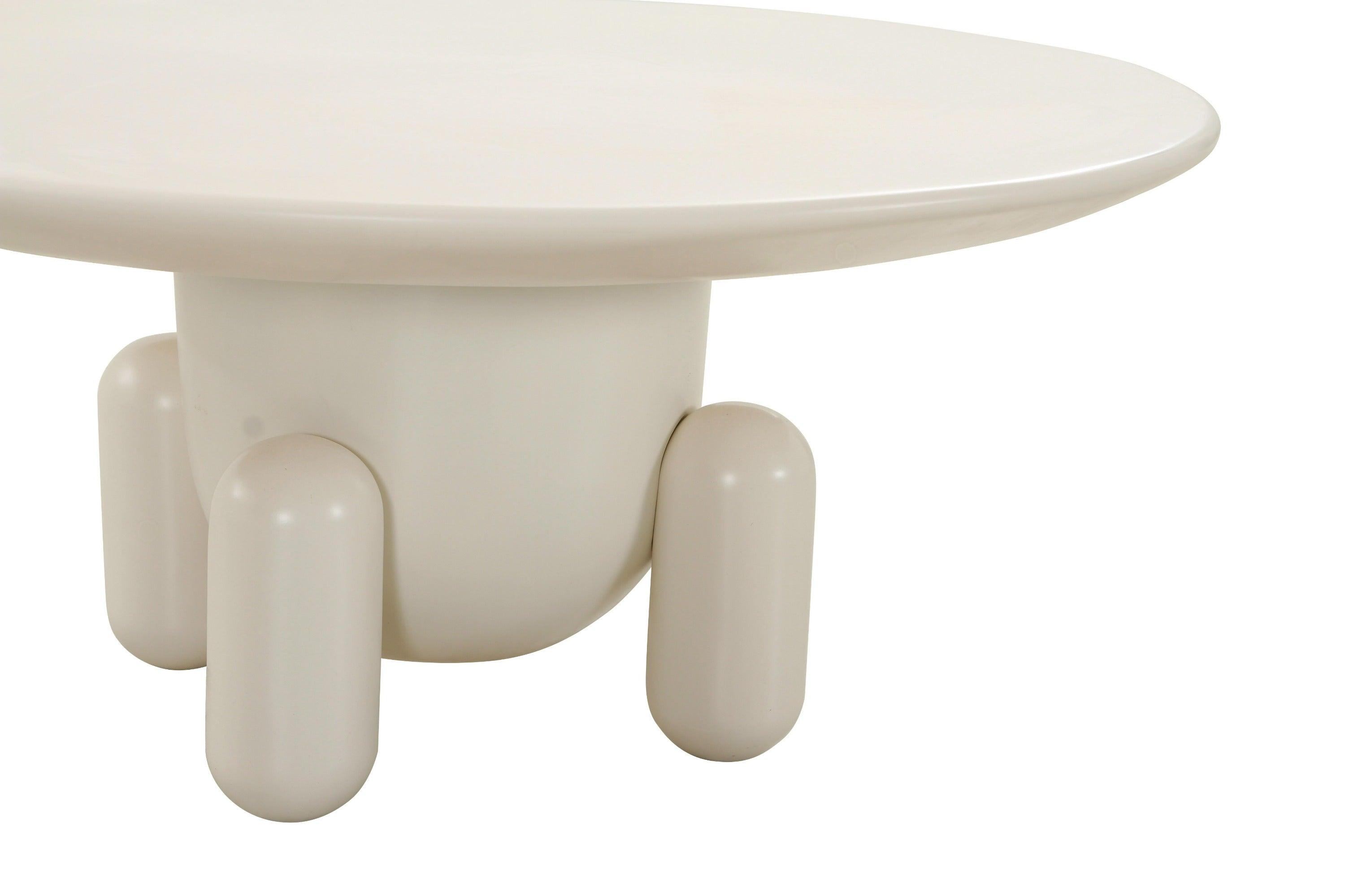 Modrest Gabby Contemporary Round Coffee Table